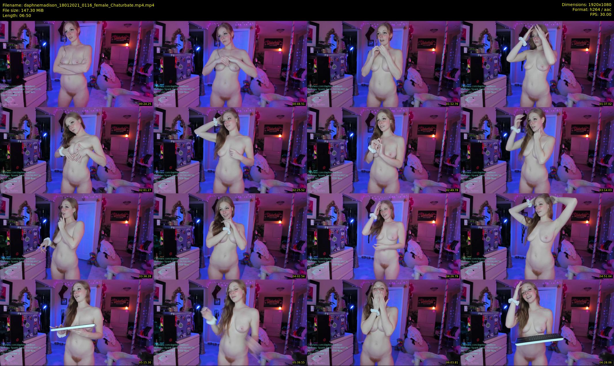 daphnemadison — 7 minute Chaturbate couple cam show recording, 1080p, Jan 18, 2021