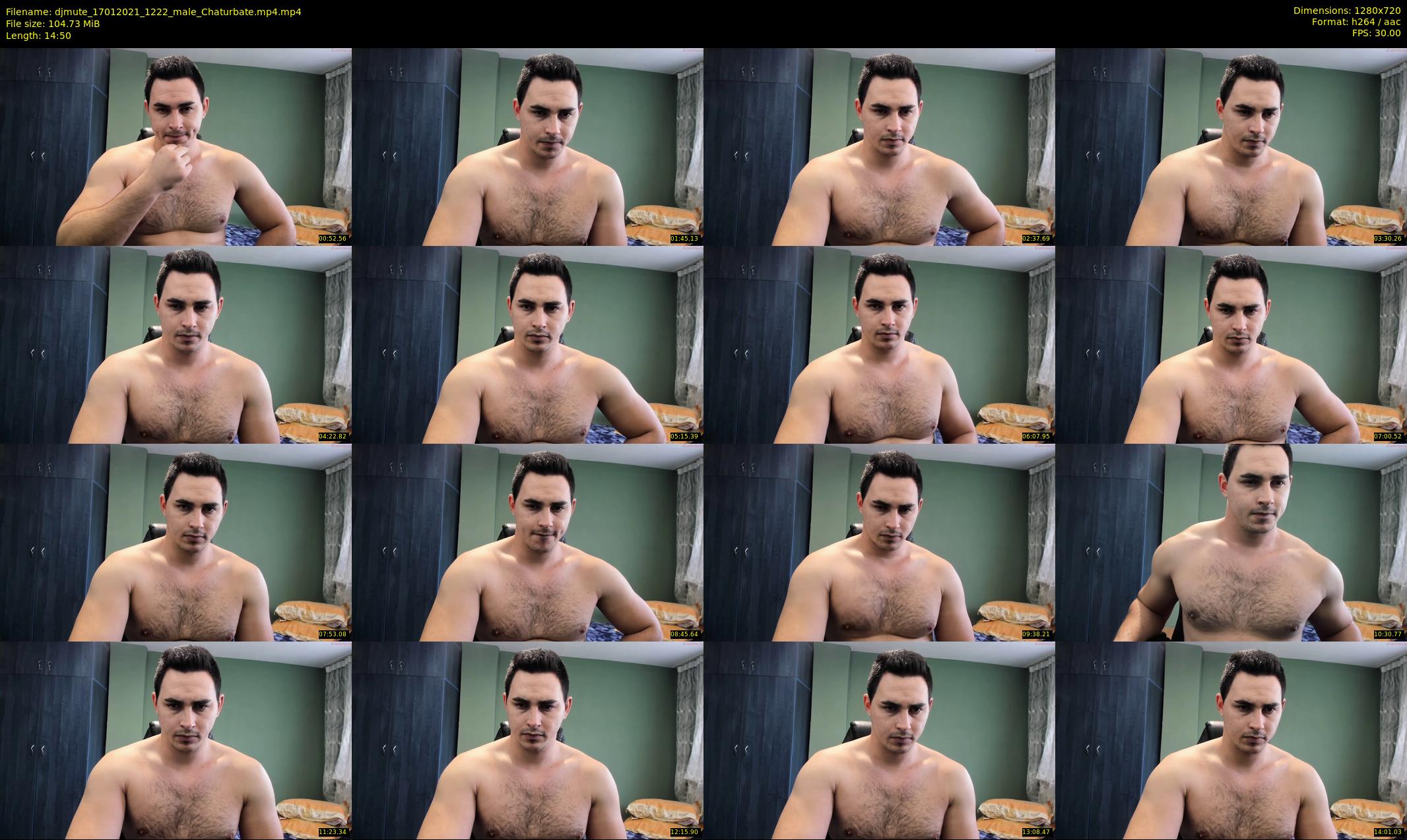 djmute — 15 minute Chaturbate male cam show recording, 720p, Jan 17, 2021