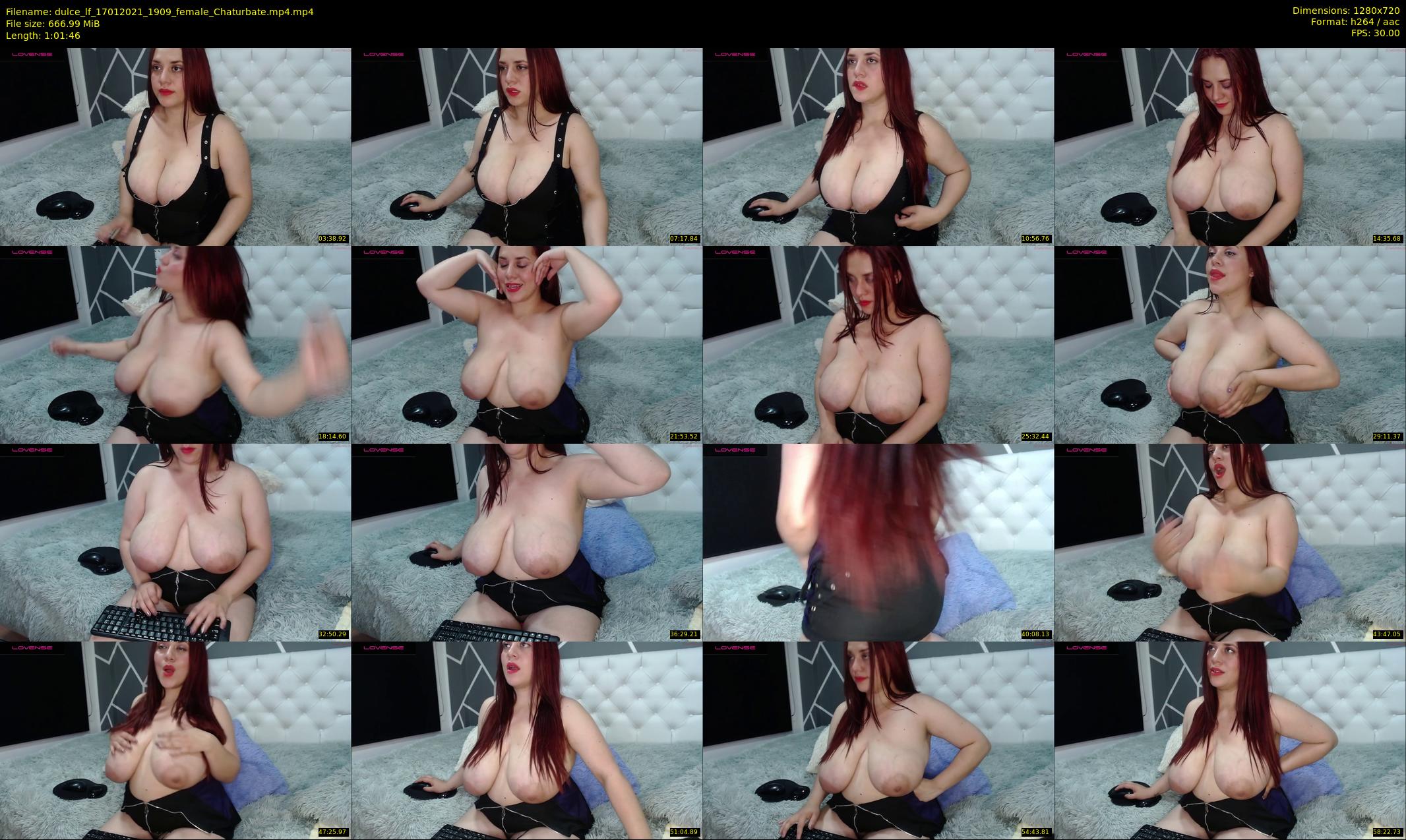 dulce_lf — 62 minute Chaturbate female cam show recording, 720p, Jan 17, 2021