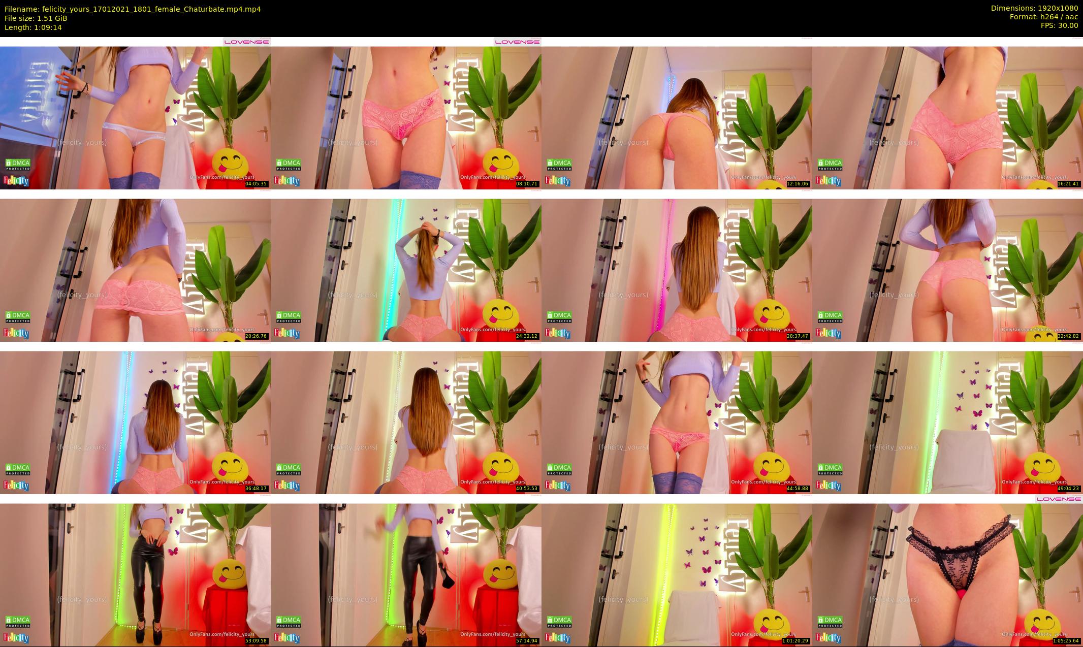 felicity_yours — 70 minute Chaturbate female cam show recording, 1080p, Jan 17, 2021