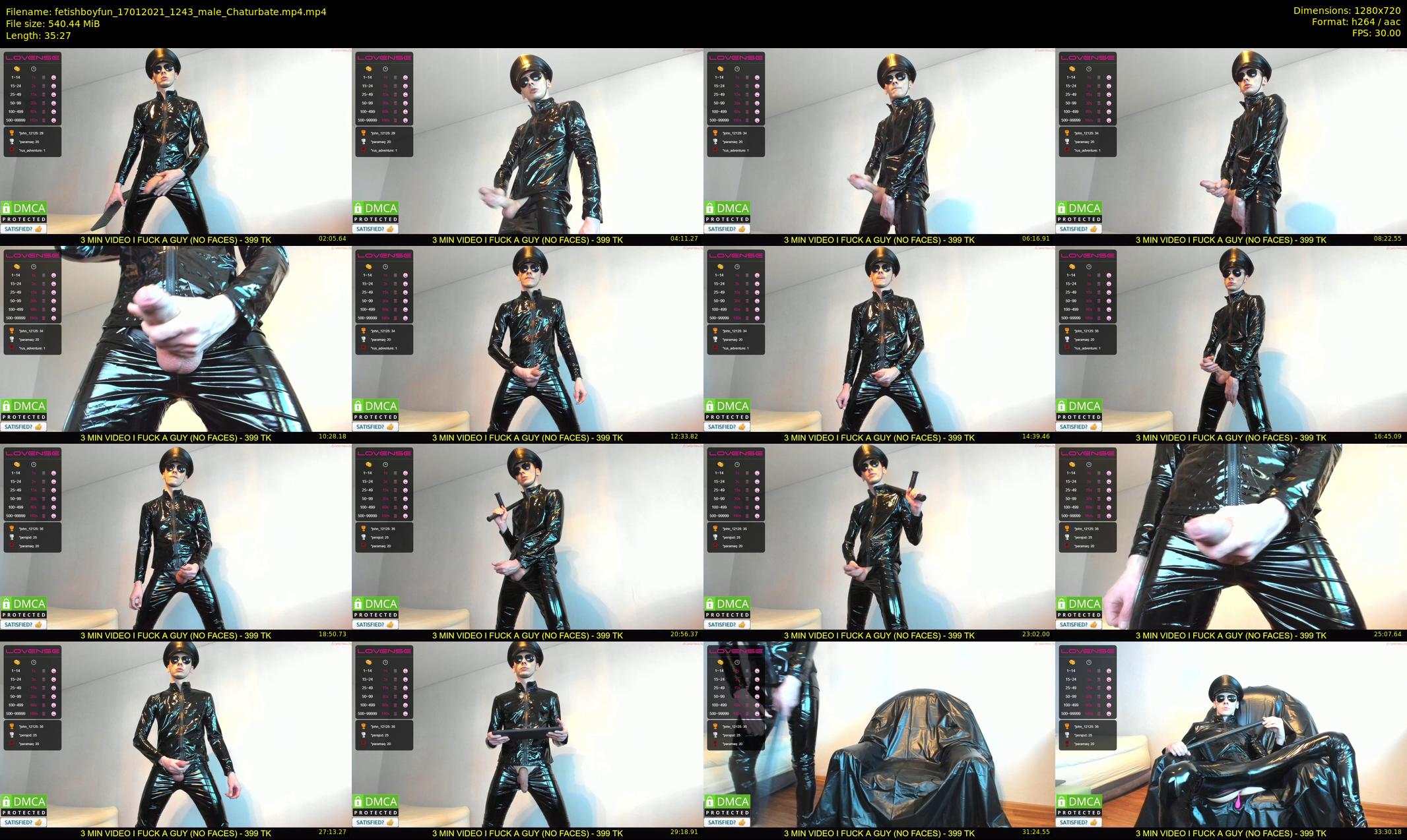 fetishboyfun — 36 minute Chaturbate male cam show recording, 720p, Jan 17, 2021