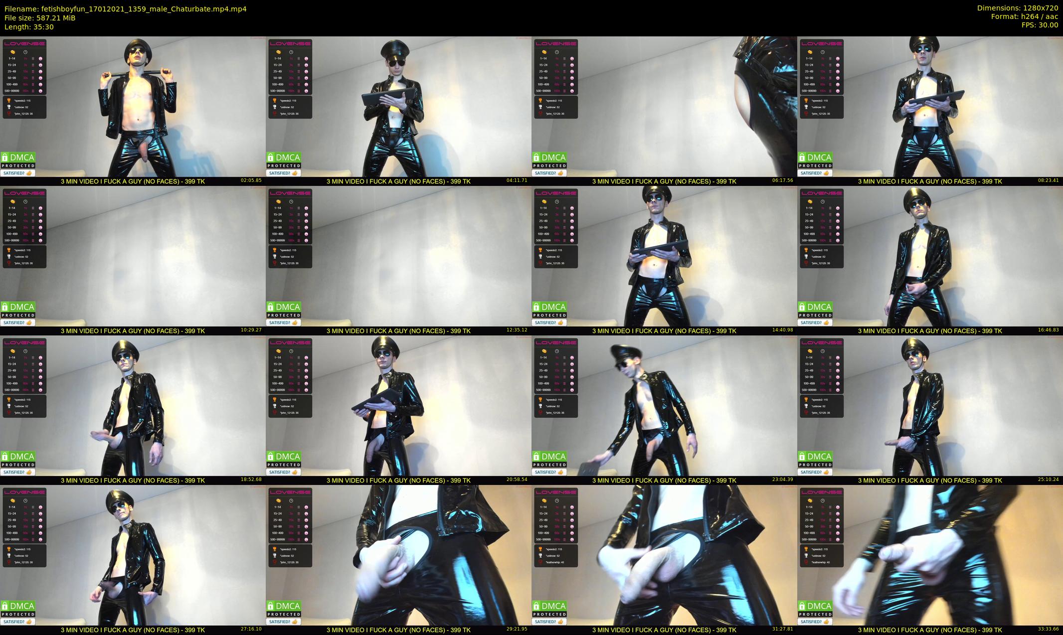 fetishboyfun — 36 minute Chaturbate male cam show recording, 720p, Jan 17, 2021