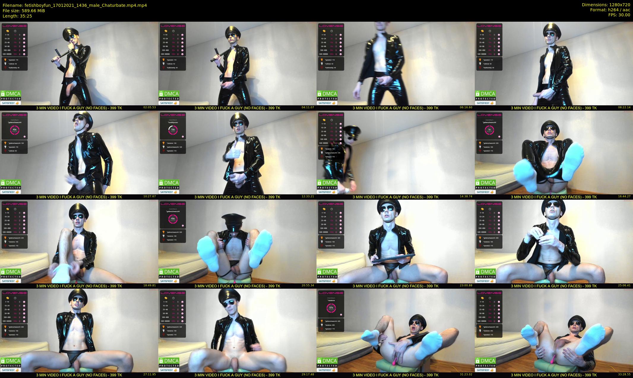 fetishboyfun — 36 minute Chaturbate male cam show recording, 720p, Jan 17, 2021