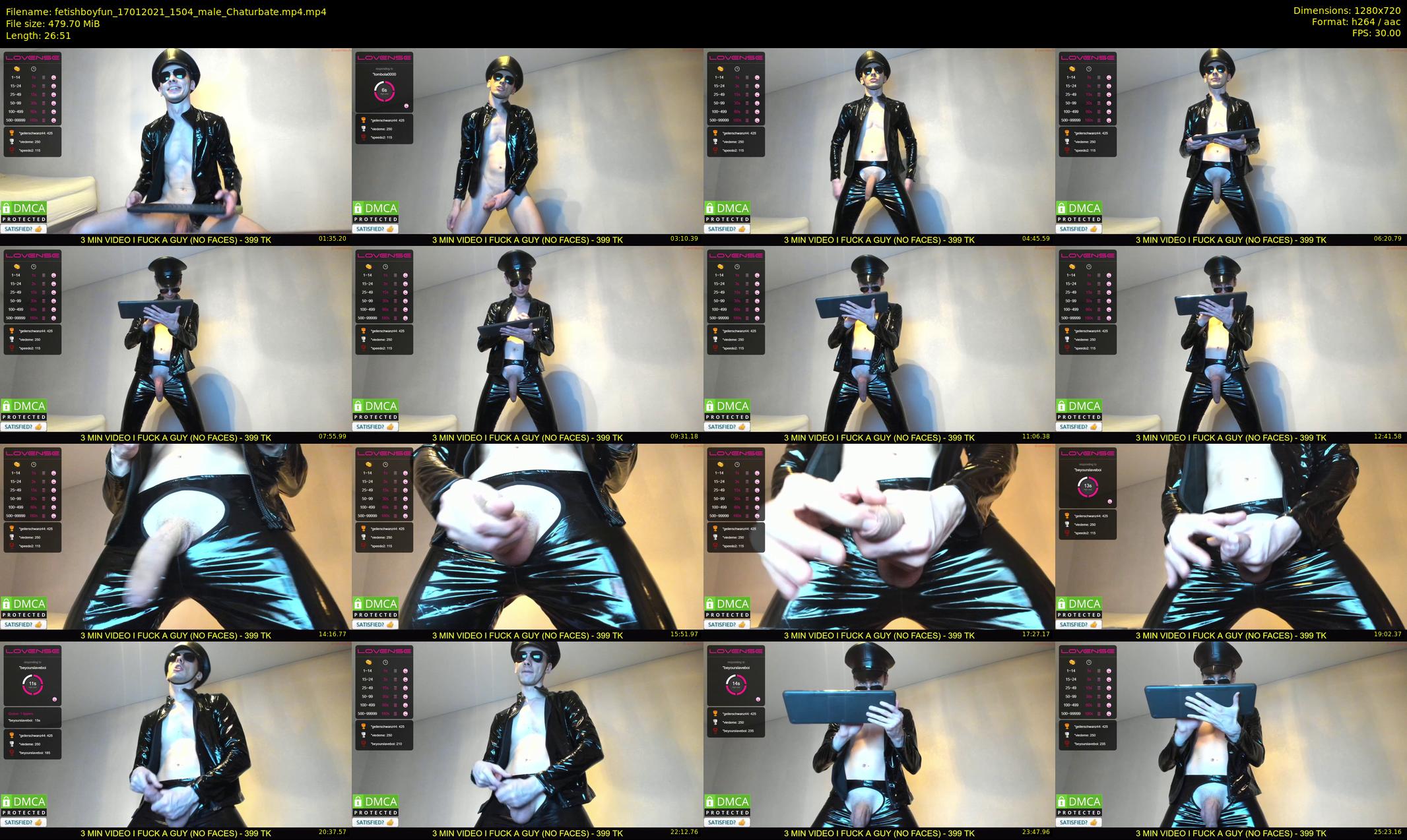 fetishboyfun — 27 minute Chaturbate male cam show recording, 720p, Jan 17, 2021