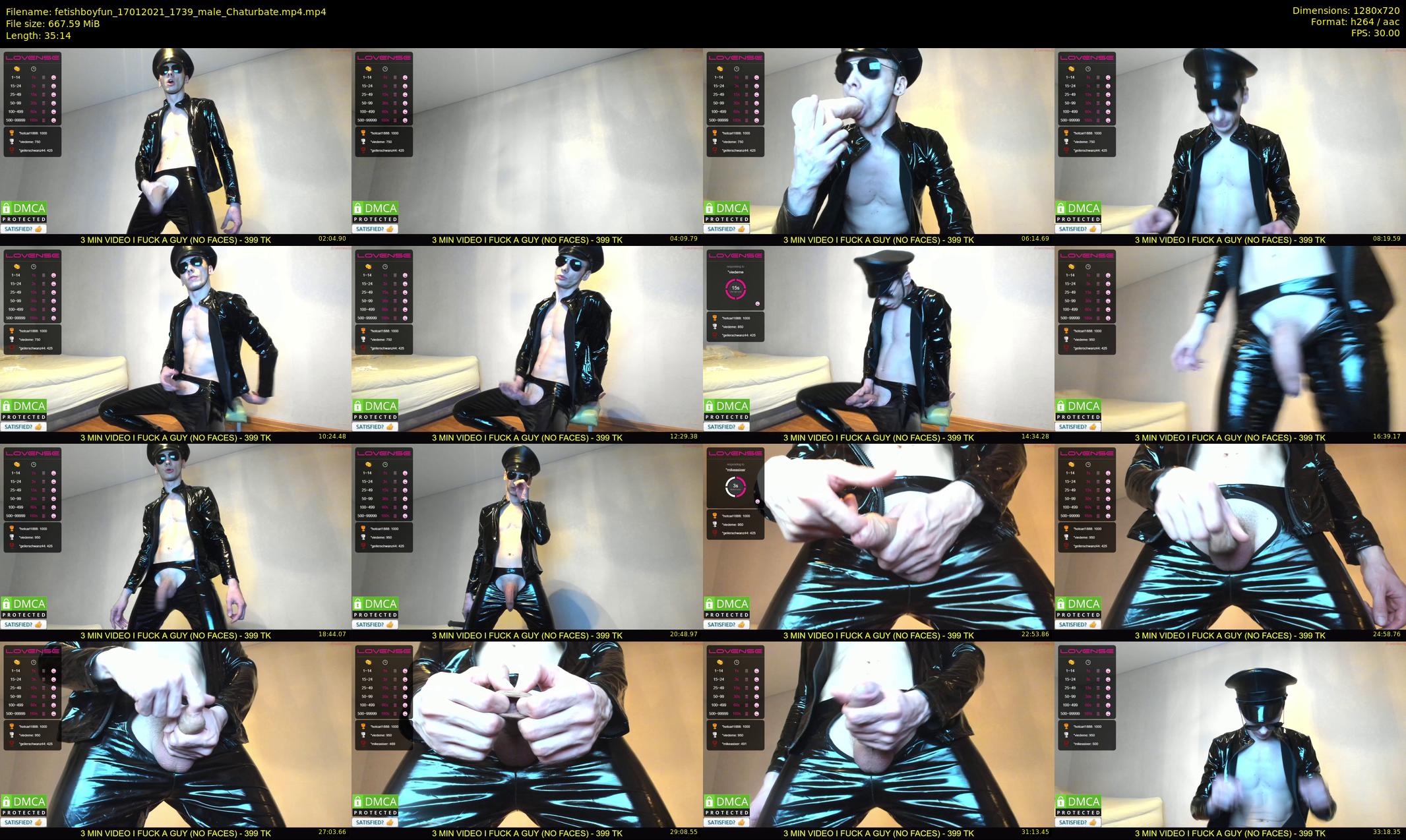 fetishboyfun — 36 minute Chaturbate male cam show recording, 720p, Jan 17, 2021