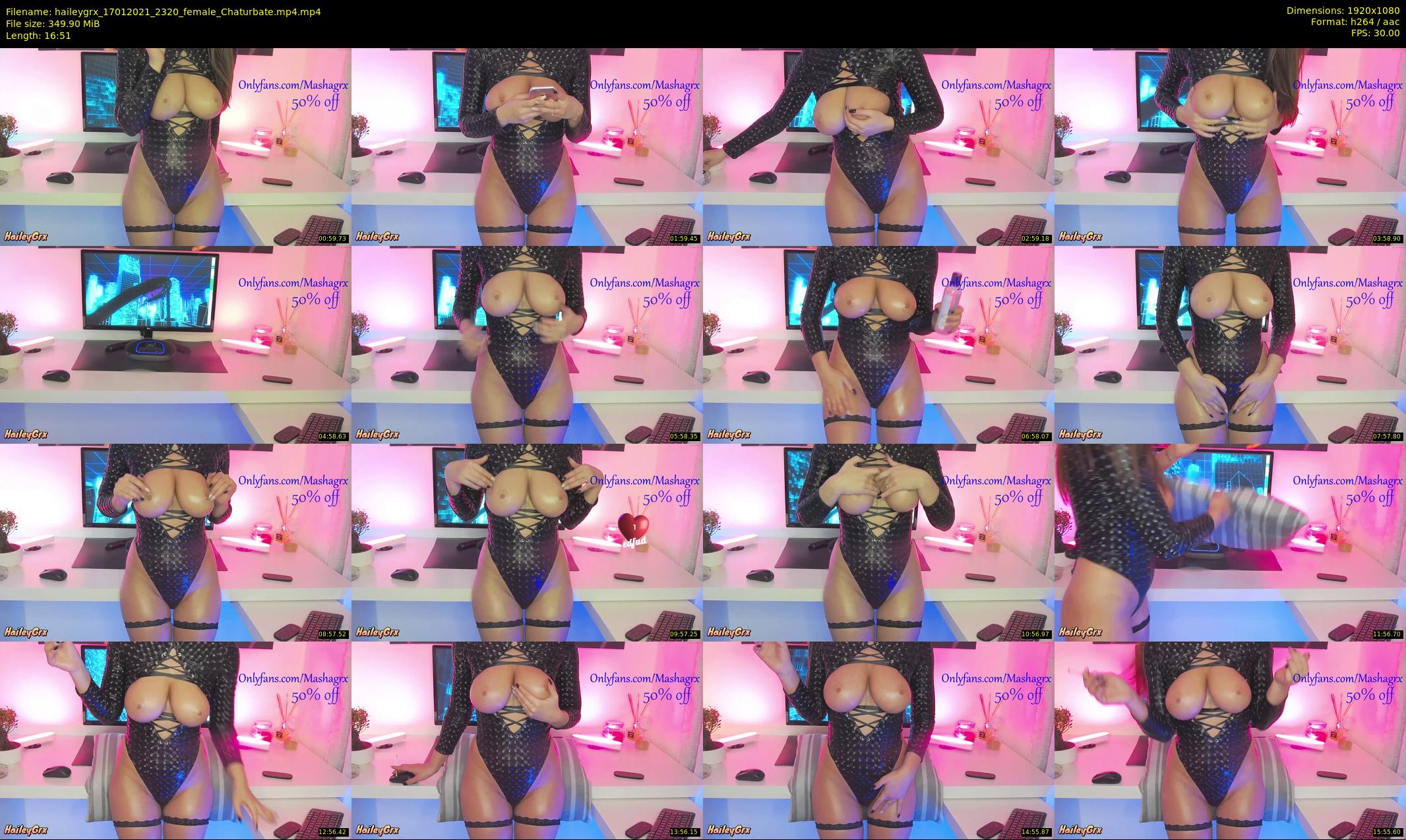 haileygrx — 17 minute Chaturbate female cam show recording, 1080p, Jan 17, 2021