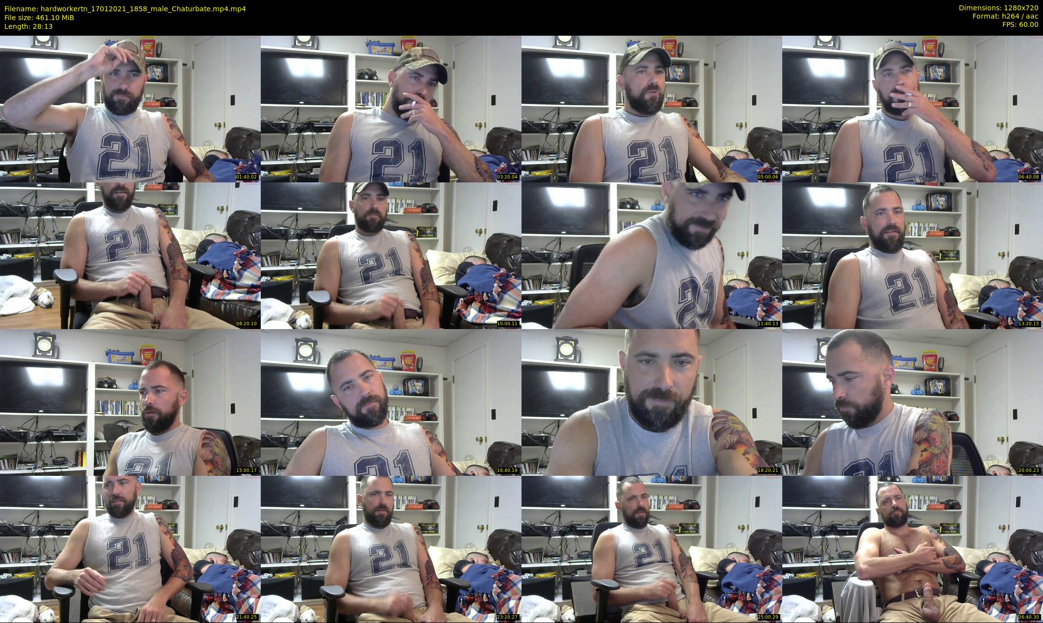hardworkertn — 29 minute Chaturbate male cam show recording, 720p, Jan 17, 2021