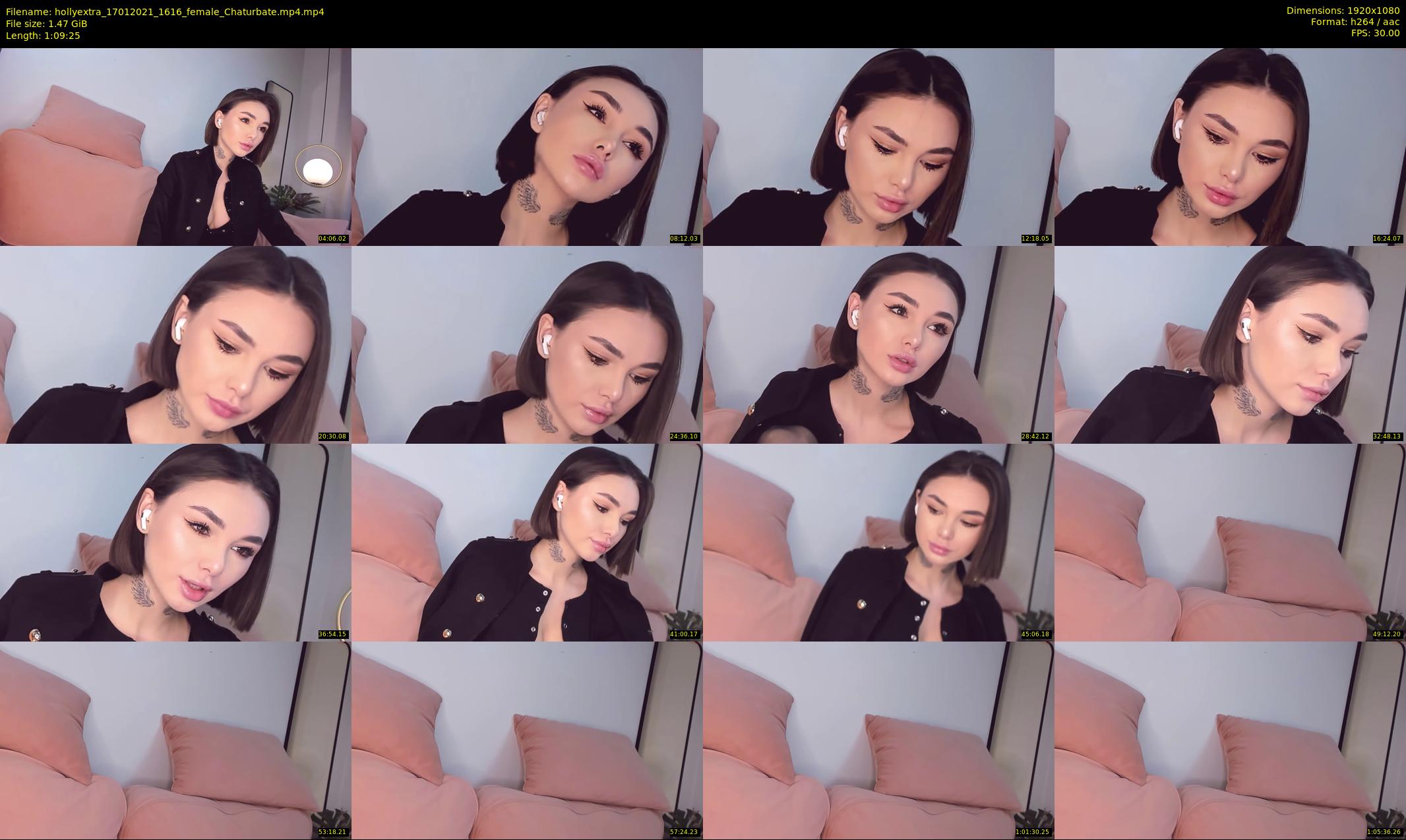hollyextra — 70 minute Chaturbate female cam show recording, 1080p, Jan 17, 2021