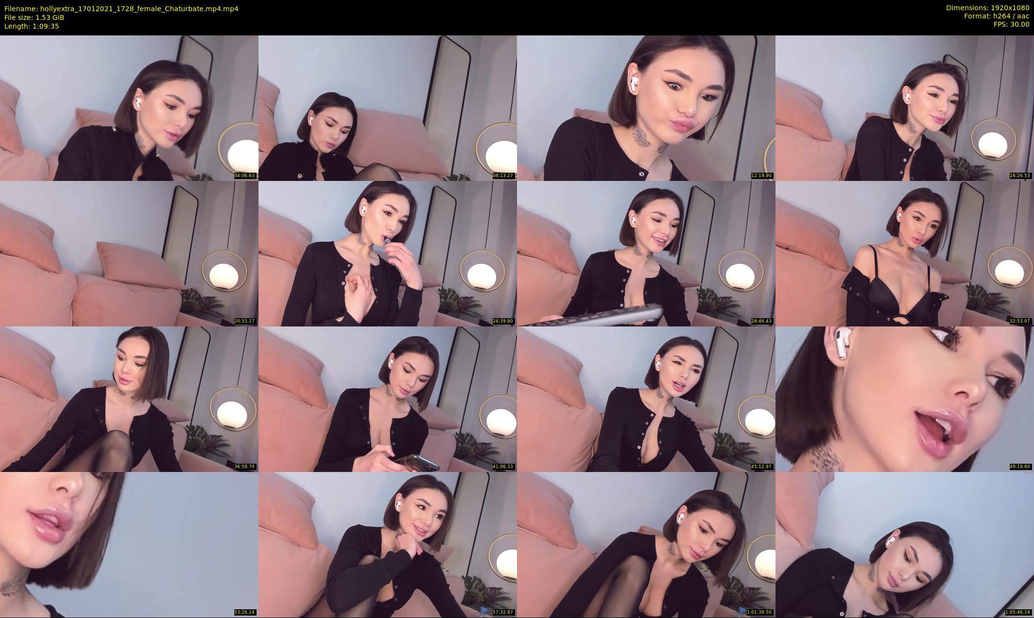 hollyextra — 70 minute Chaturbate female cam show recording, 1080p, Jan 17, 2021