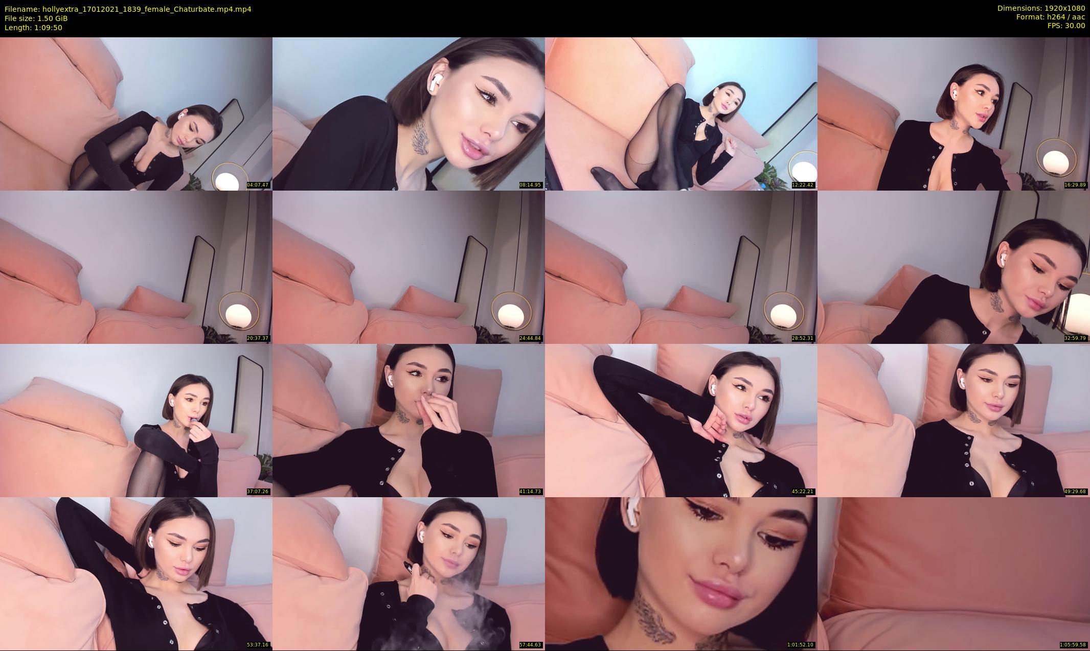 hollyextra — 70 minute Chaturbate female cam show recording, 1080p, Jan 17, 2021