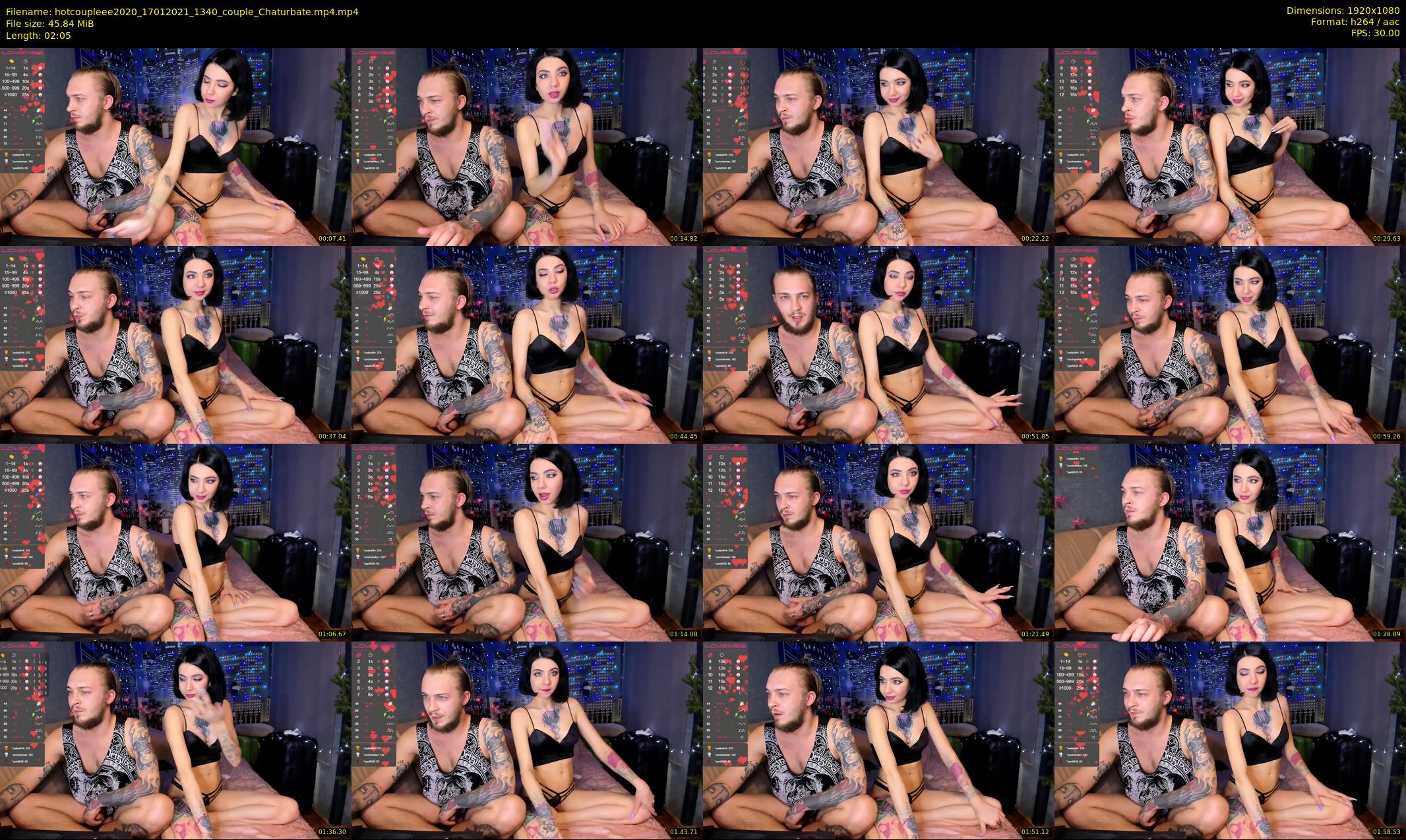 hotcoupleee2020 — 3 minute Chaturbate couple cam show recording, 1080p, Jan 17, 2021