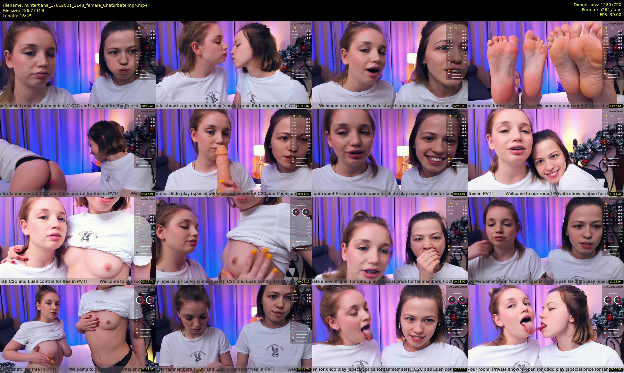 huntertiana — 17 minute Chaturbate female cam show recording, 720p, Jan 17, 2021