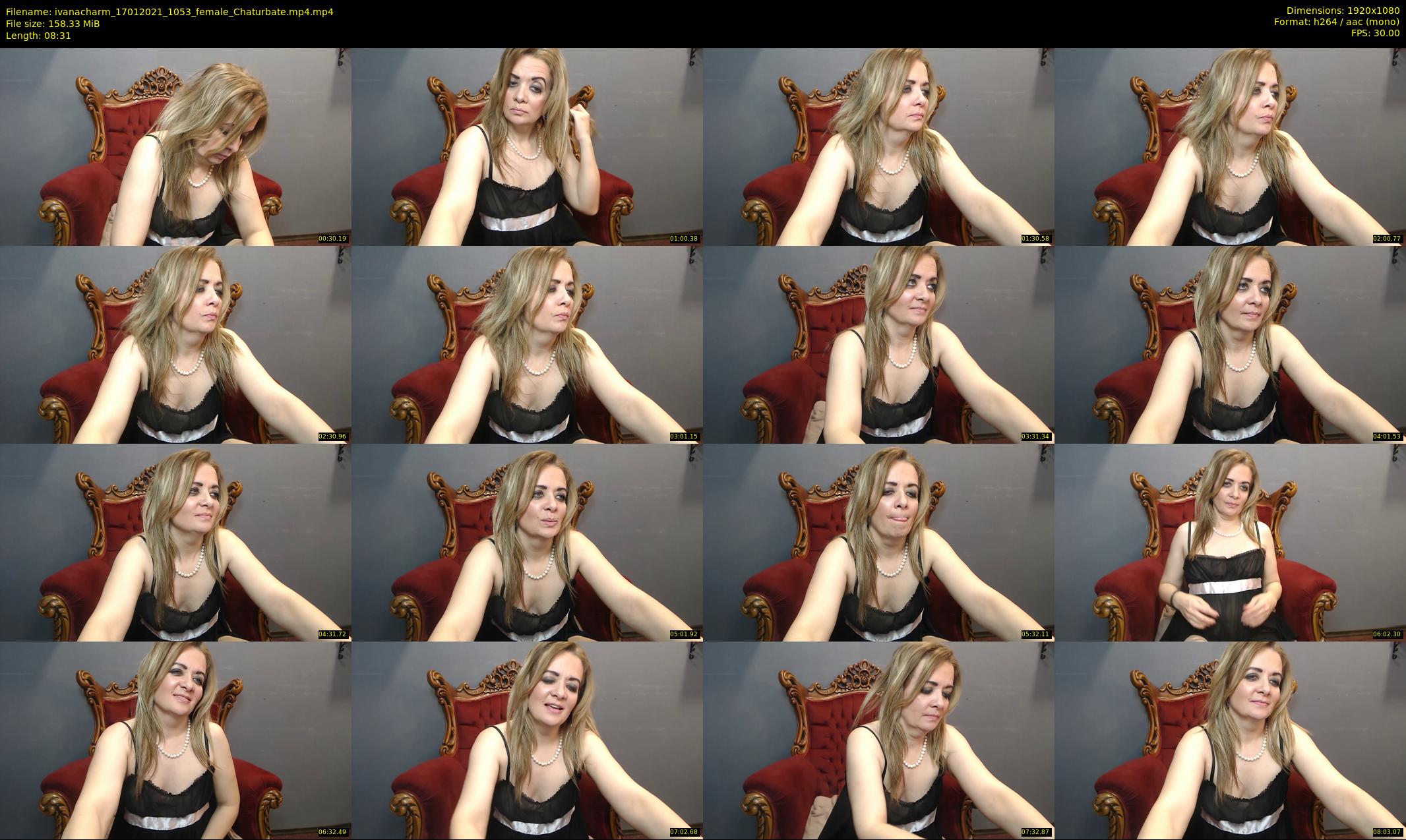 ivanacharm — 9 minute Chaturbate female cam show recording, 1080p, Jan 17, 2021