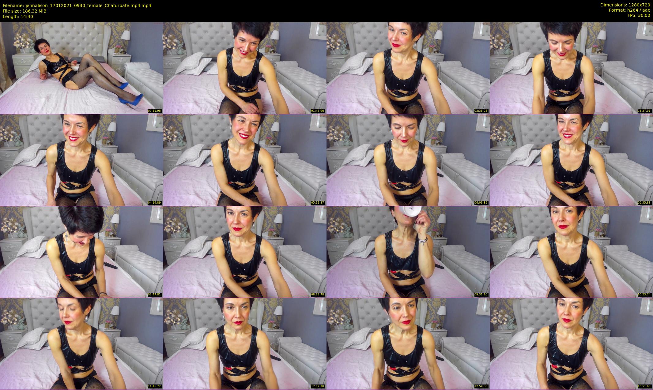 jennalison — 15 minute Chaturbate female cam show recording, 720p, Jan 17, 2021