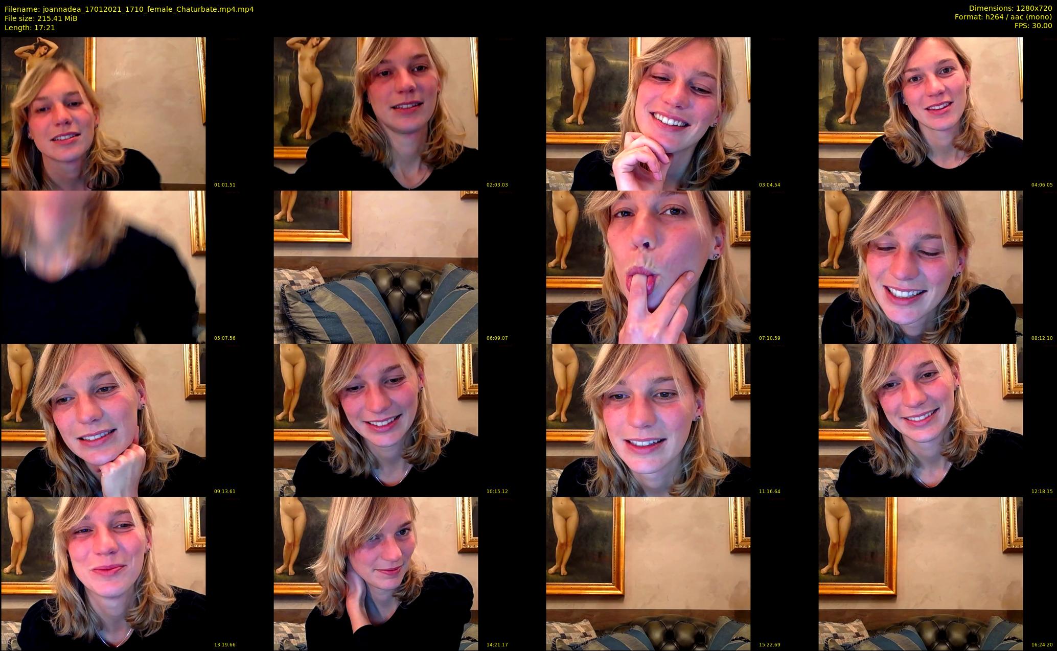 joannadea — 18 minute Chaturbate female cam show recording, 720p, Jan 17, 2021