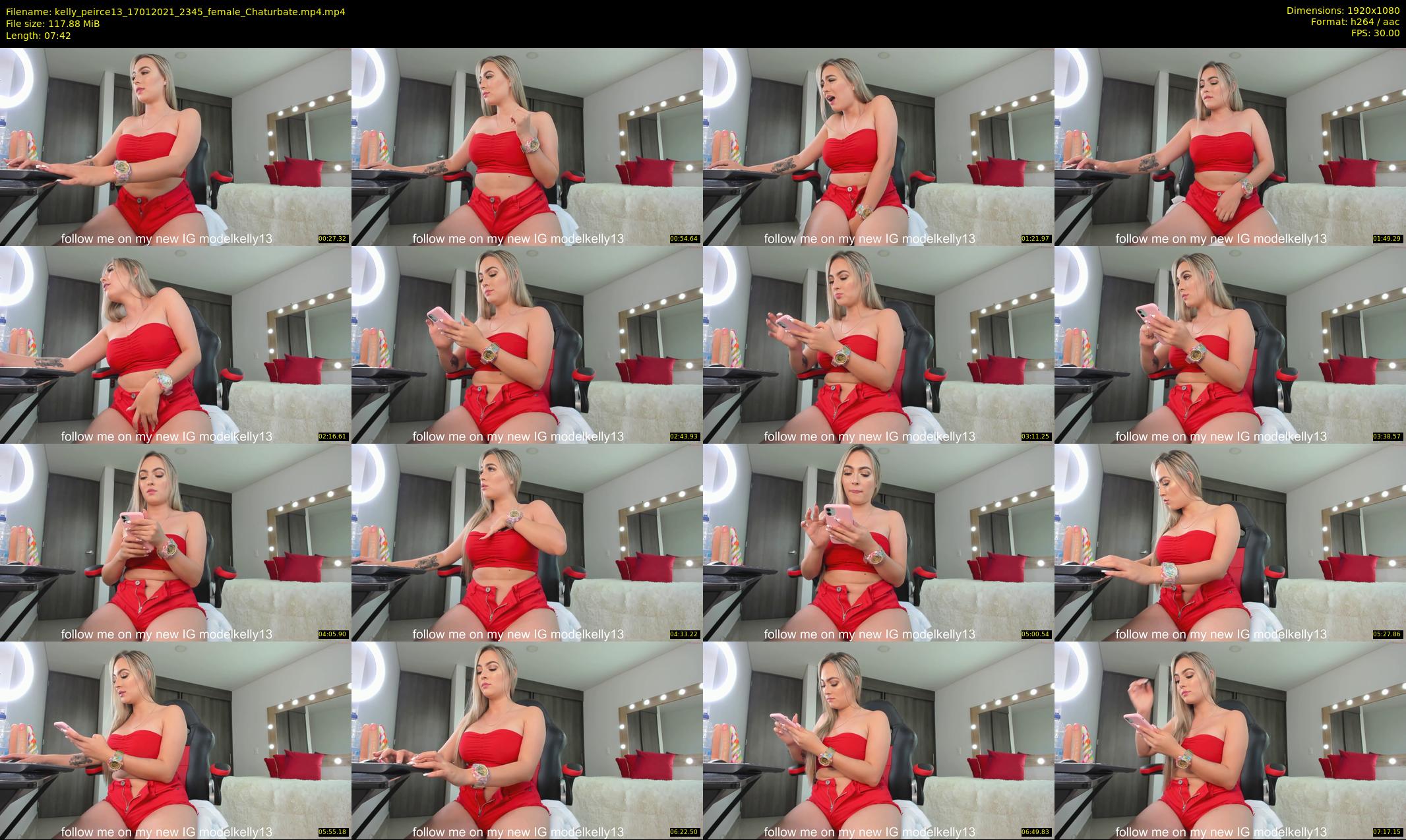 kelly_peirce13 — 8 minute Chaturbate female cam show recording, 1080p, Jan 17, 2021