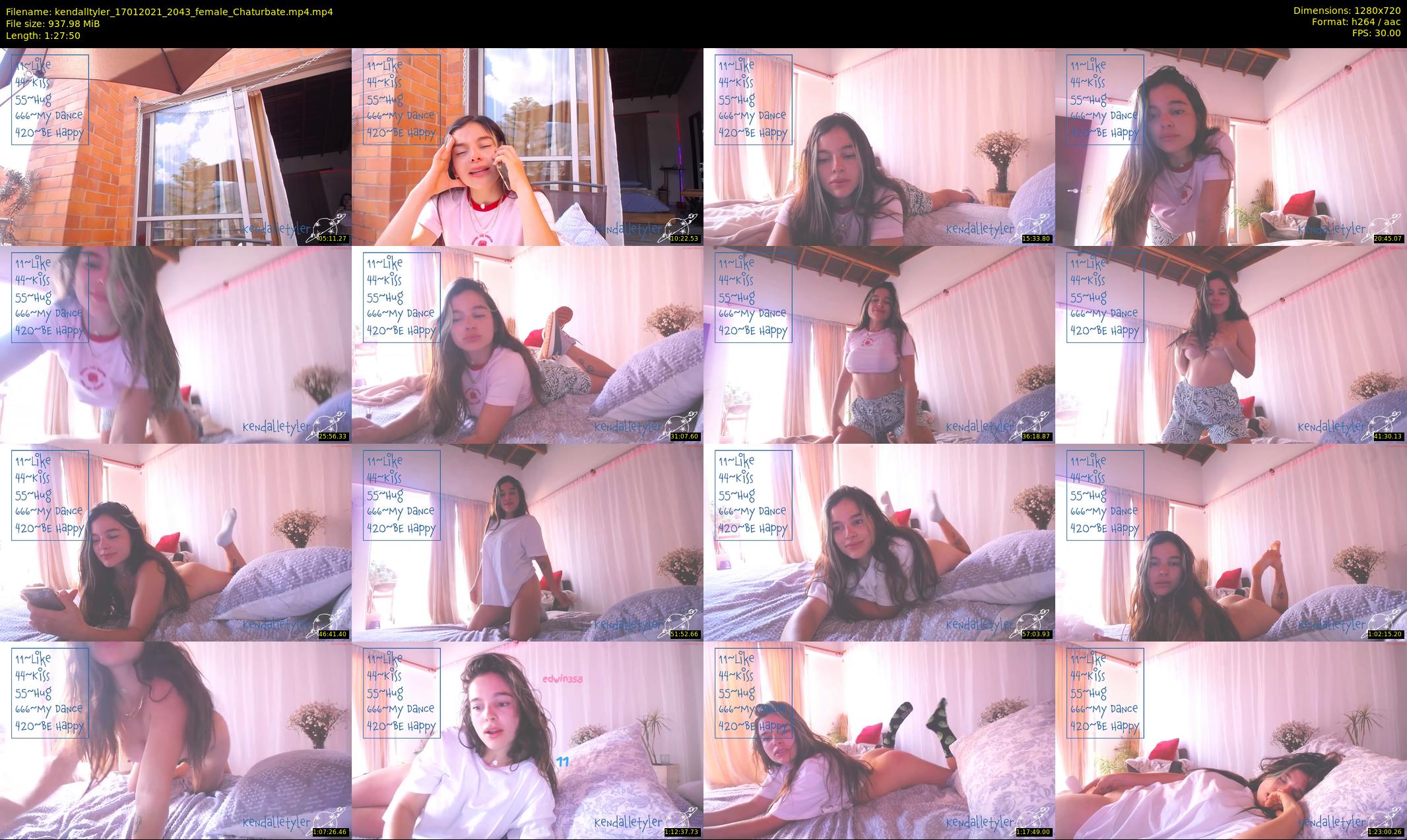kendalltyler — 88 minute Chaturbate female cam show recording, 720p, Jan 17, 2021