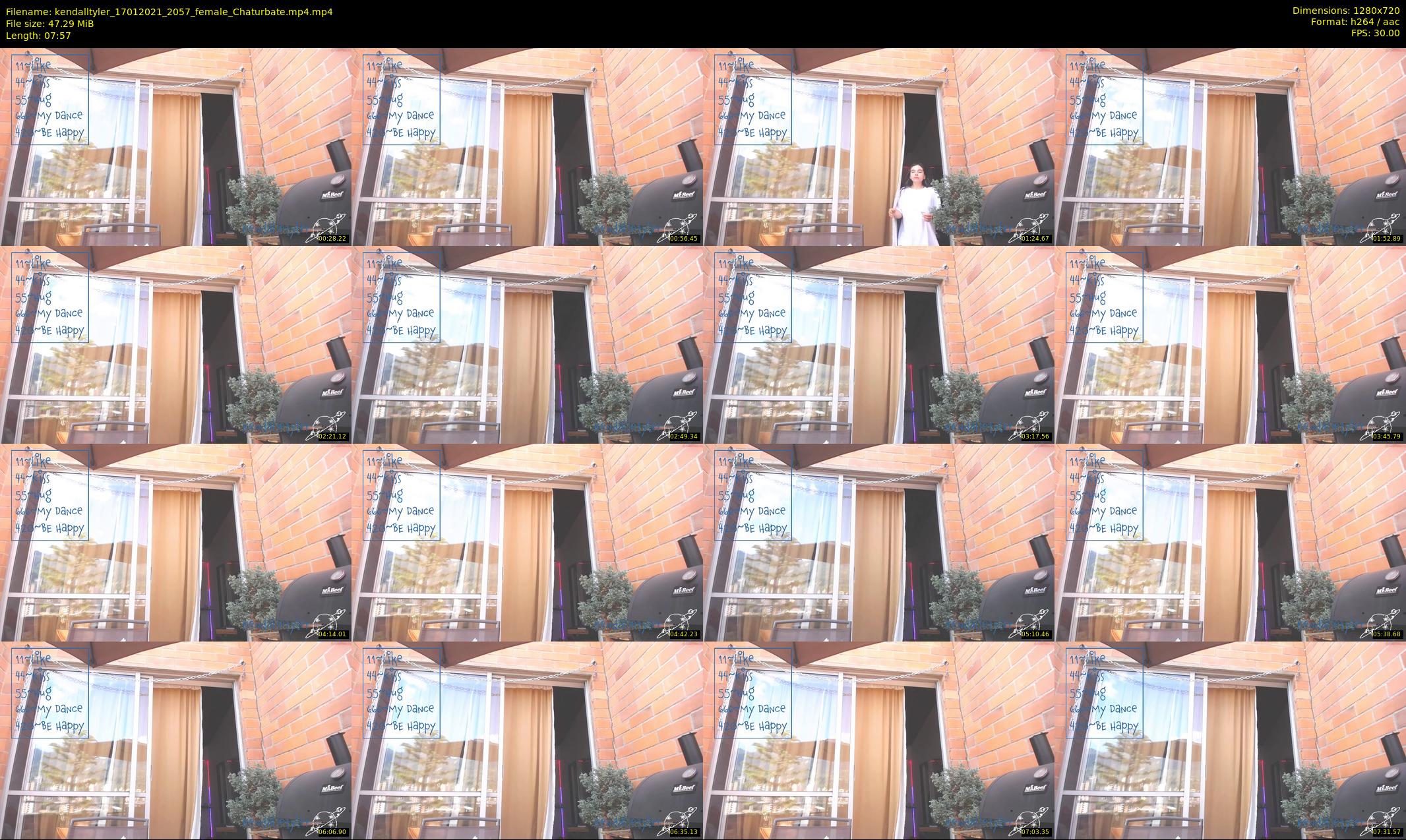 kendalltyler — 8 minute Chaturbate female cam show recording, 720p, Jan 17, 2021