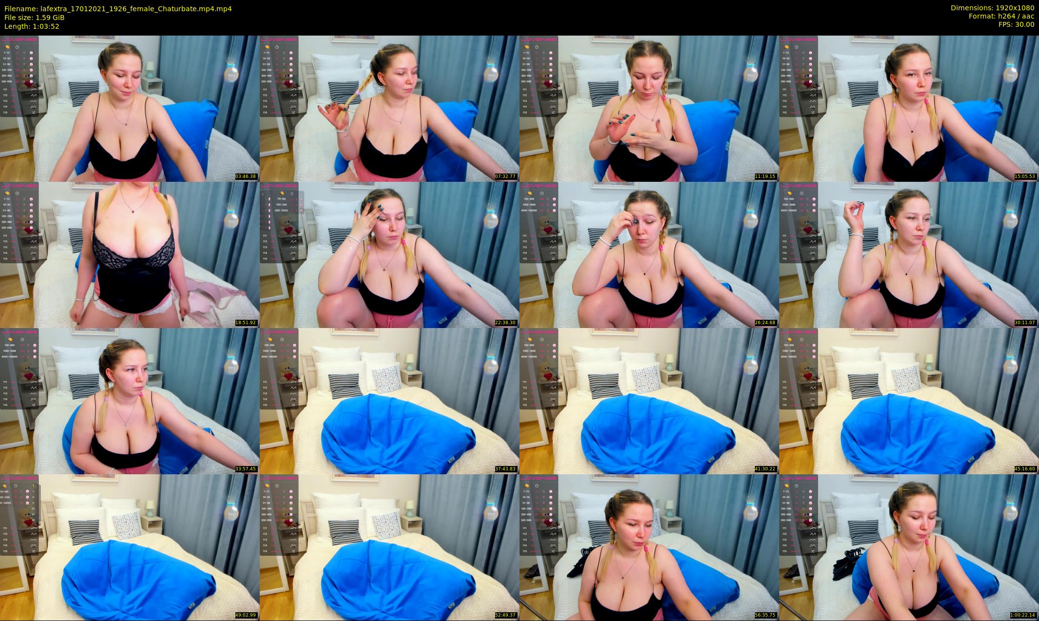 lafextra — 64 minute Chaturbate female cam show recording, 1080p, Jan 17, 2021