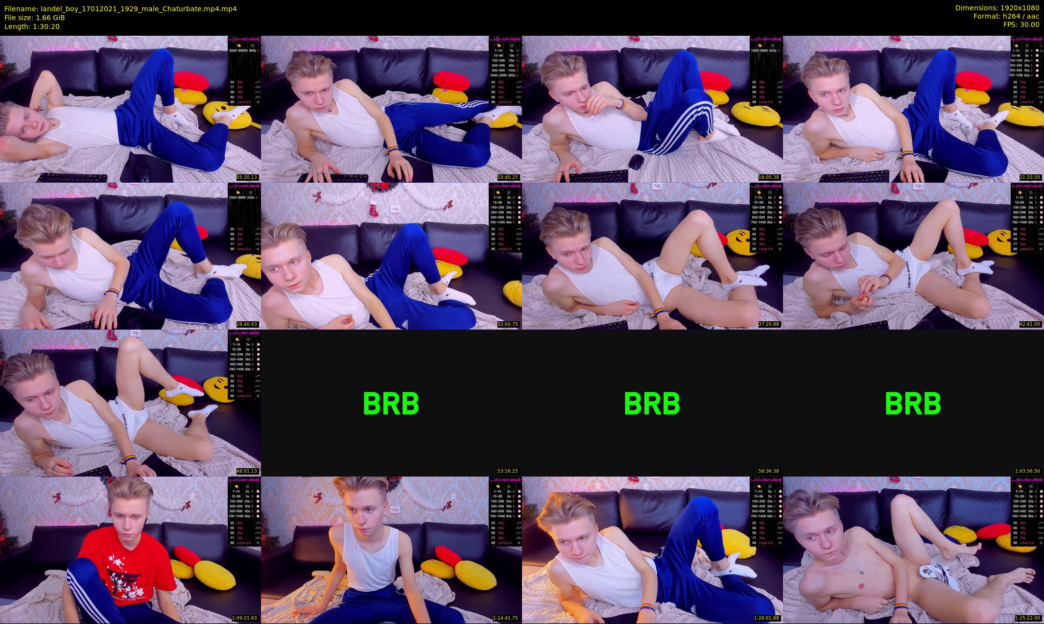 landel_boy — 91 minute Chaturbate male cam show recording, 1080p, Jan 17, 2021