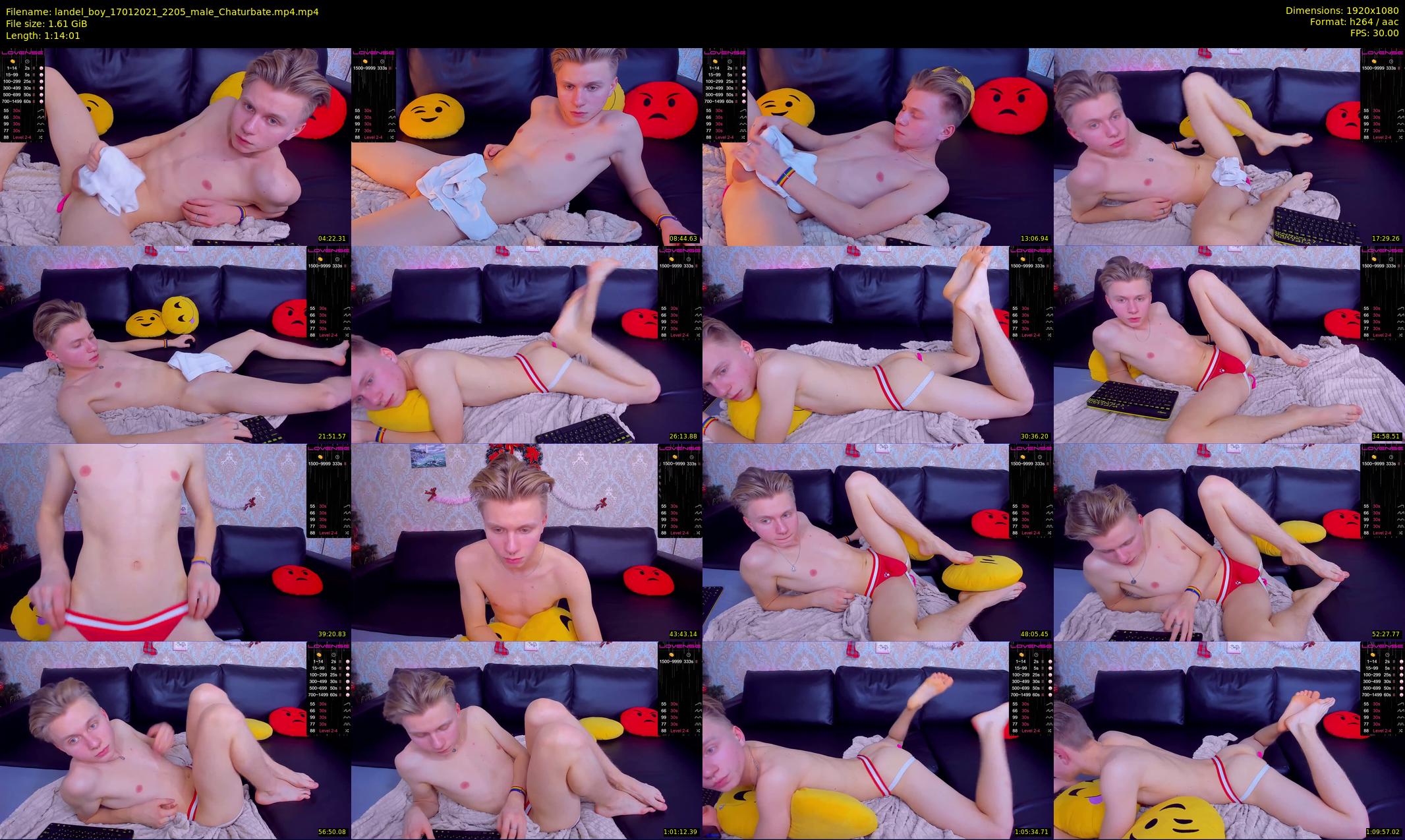 landel_boy — 75 minute Chaturbate male cam show recording, 1080p, Jan 17, 2021