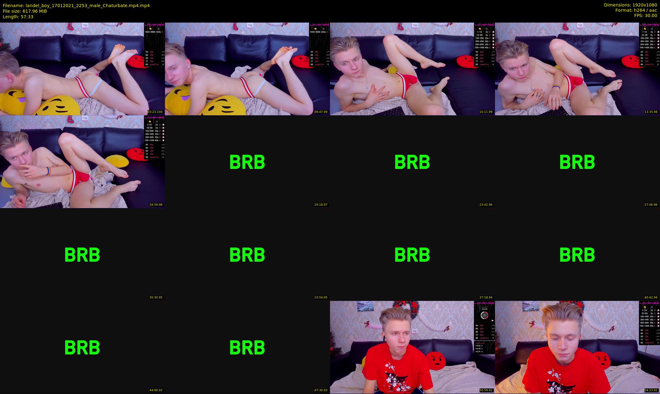 landel_boy — 58 minute Chaturbate male cam show recording, 1080p, Jan 17, 2021
