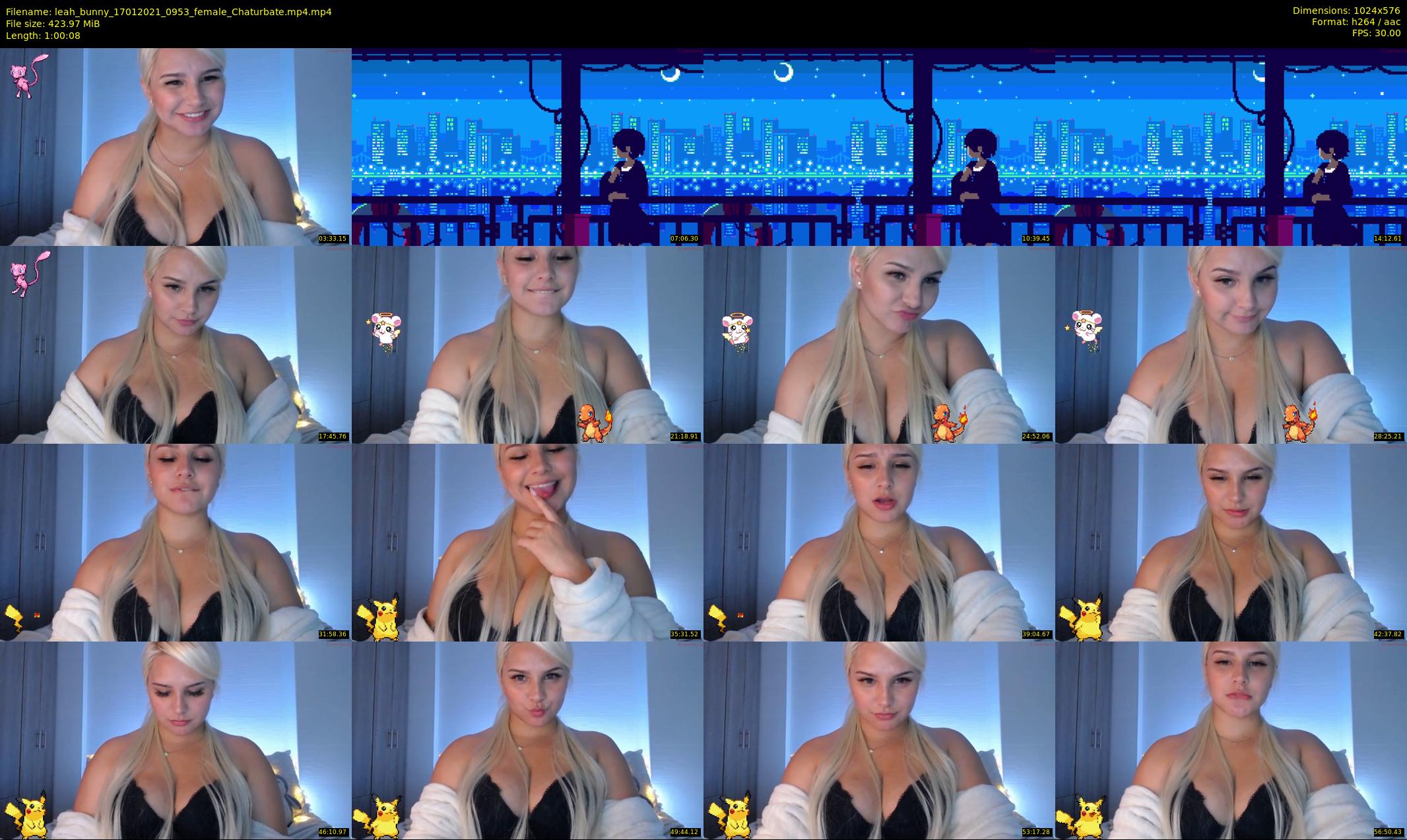 leah_bunny — 61 minute Chaturbate female cam show recording, 480p, Jan 17, 2021