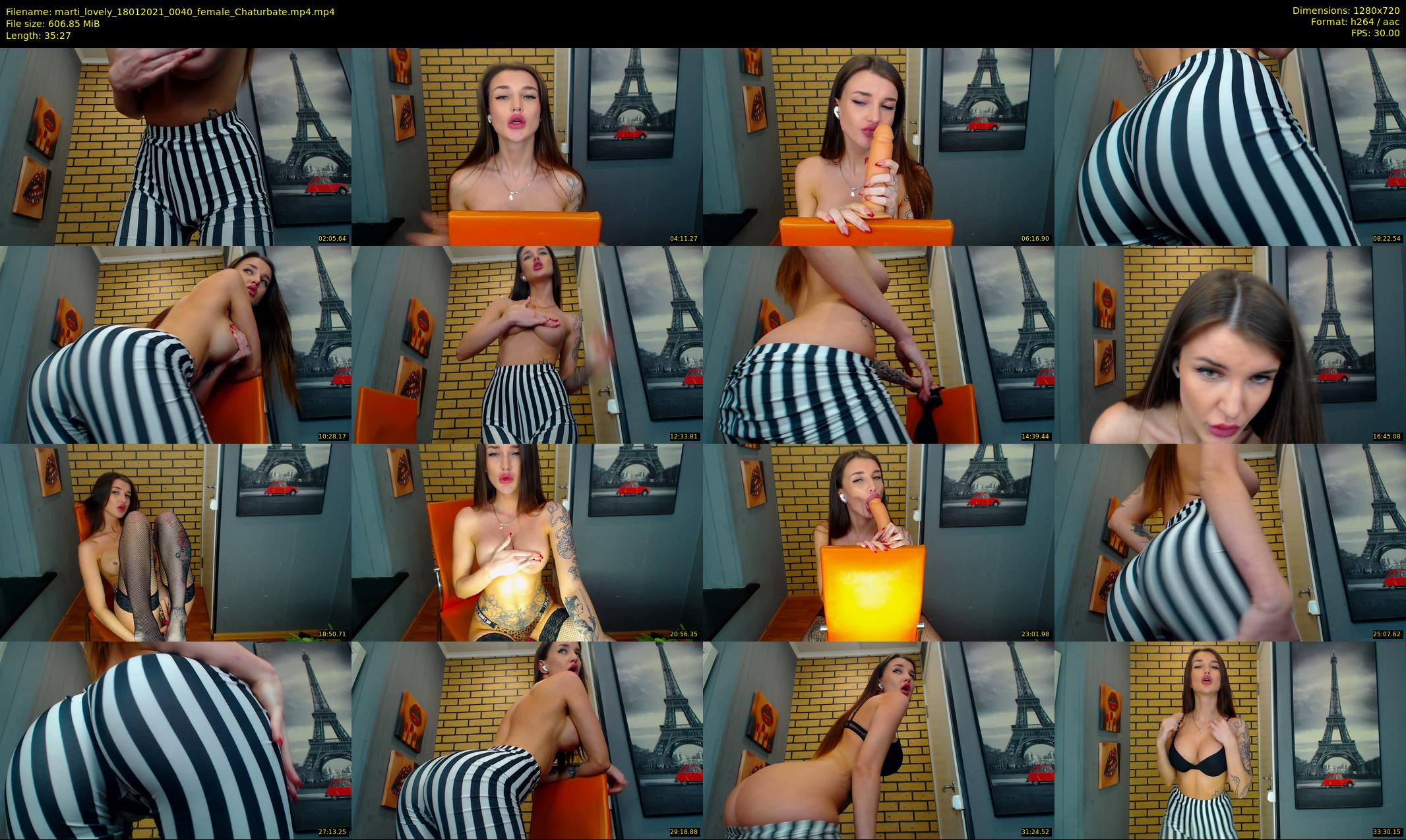 marti_lovely — 36 minute Chaturbate female cam show recording, 720p, Jan 18, 2021