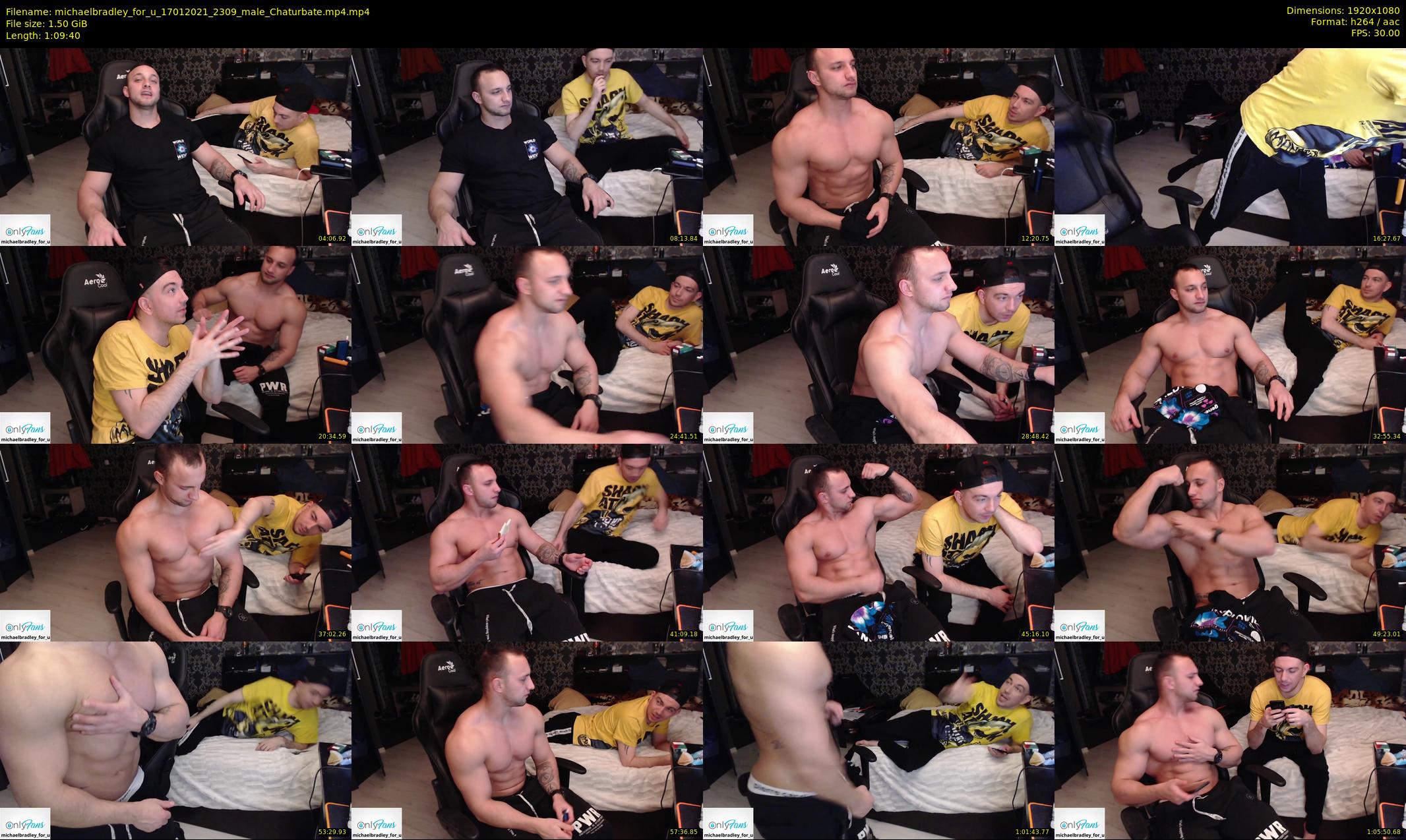 michaelbradley_for_u — 70 minute Chaturbate male cam show recording, 1080p, Jan 17, 2021