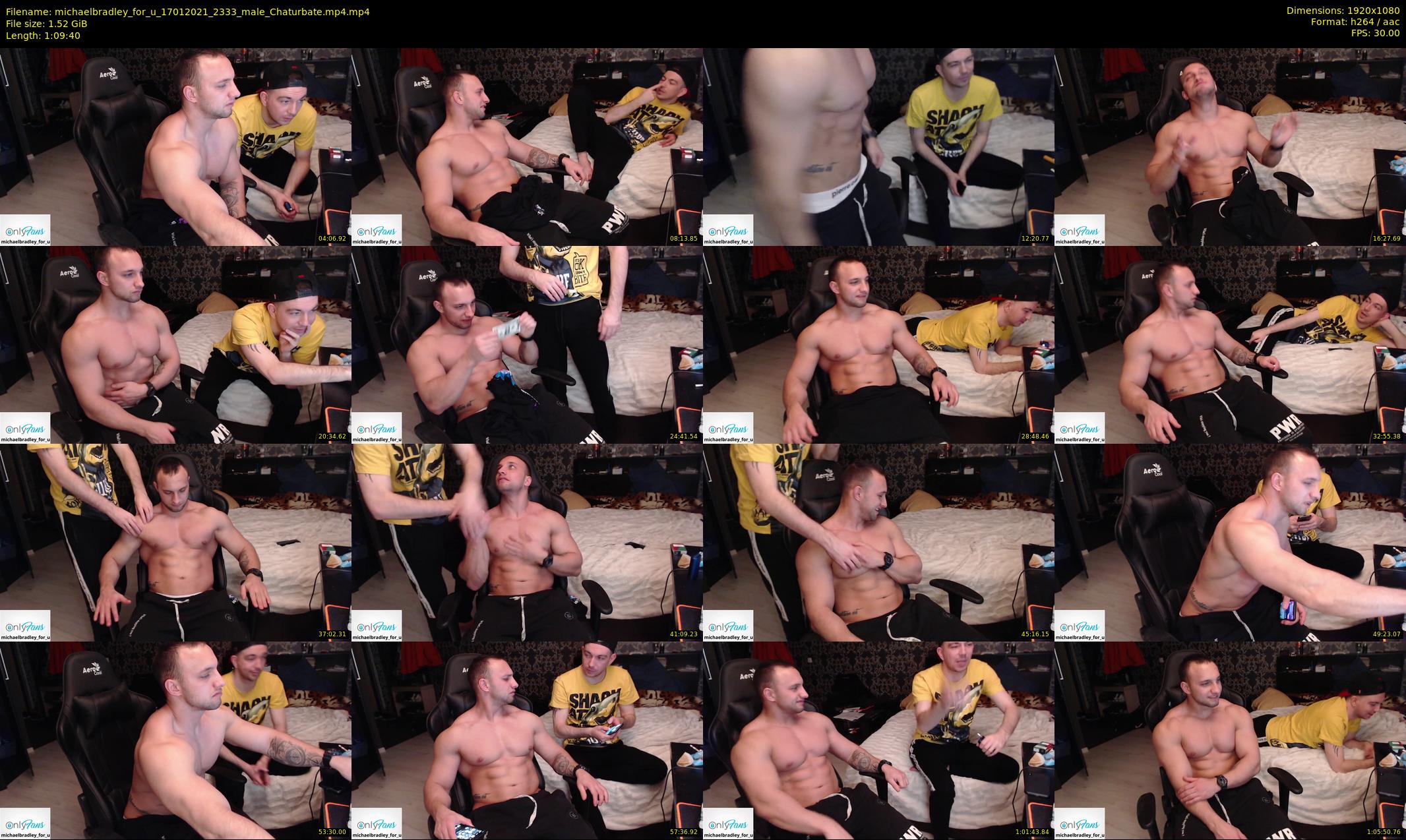 michaelbradley_for_u — 70 minute Chaturbate male cam show recording, 1080p, Jan 17, 2021