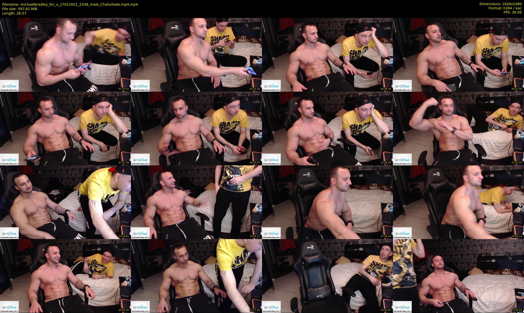 michaelbradley_for_u — 27 minute Chaturbate male cam show recording, 1080p, Jan 17, 2021
