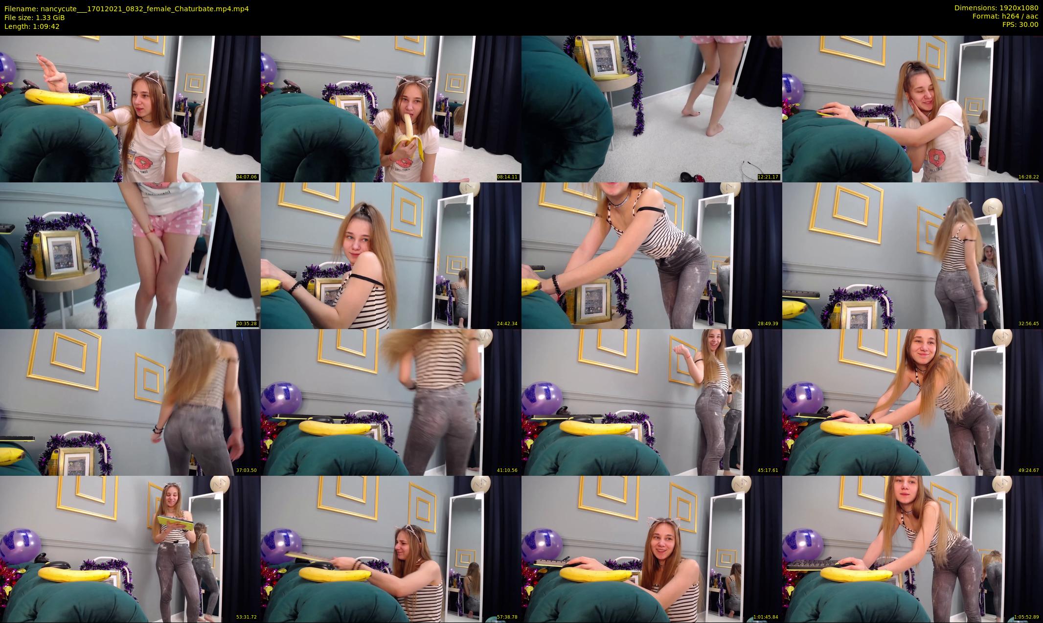 nancycute__ — 70 minute Chaturbate female cam show recording, 1080p, Jan 17, 2021