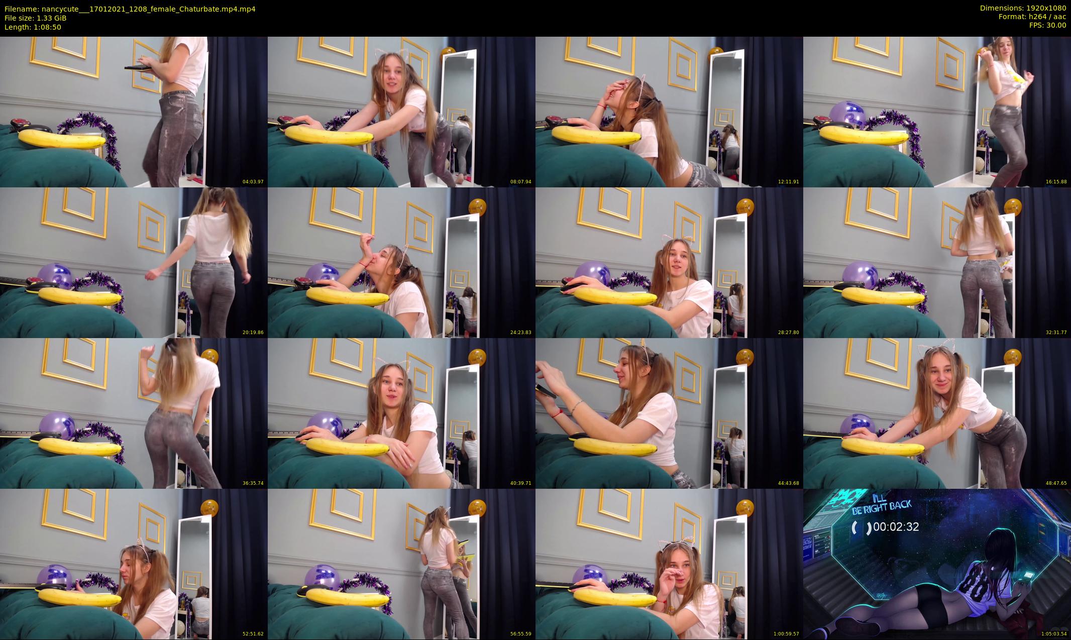 nancycute__ — 69 minute Chaturbate female cam show recording, 1080p, Jan 17, 2021