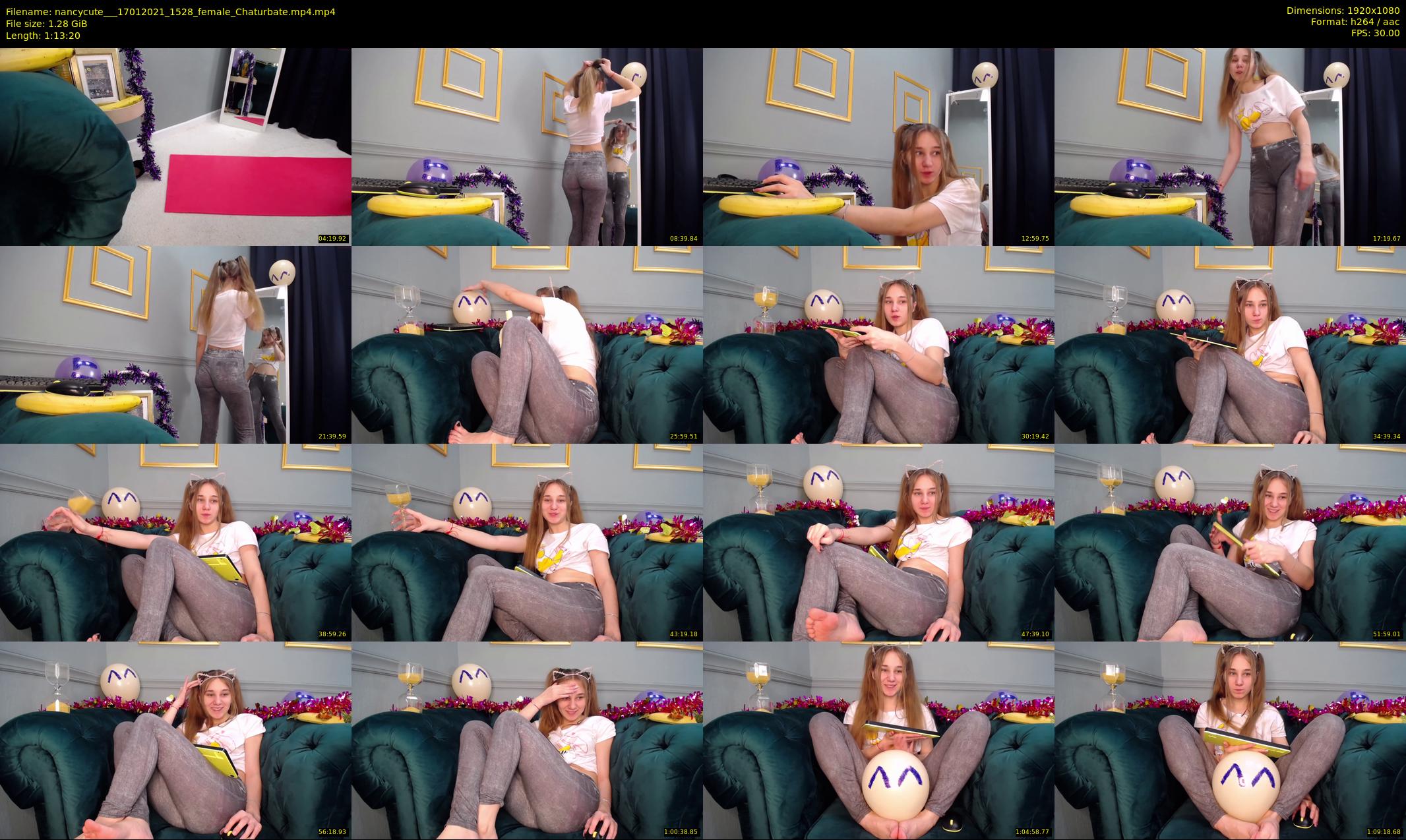 nancycute__ — 74 minute Chaturbate female cam show recording, 1080p, Jan 17, 2021