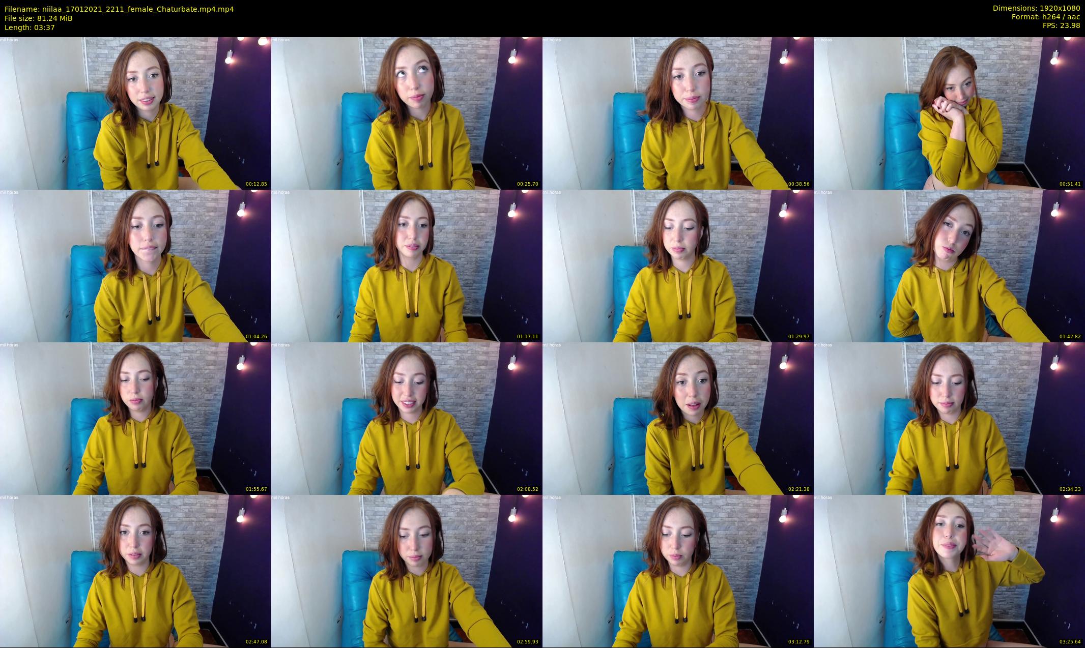niilaa — 4 minute Chaturbate female cam show recording, 1080p, Jan 17, 2021