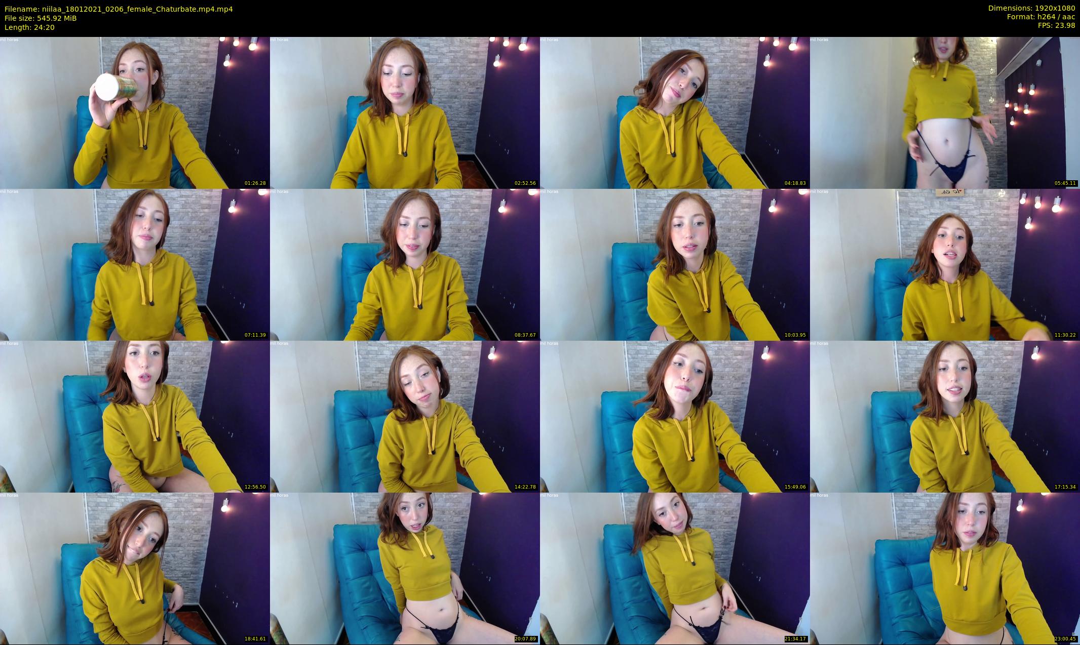 niilaa — 25 minute Chaturbate female cam show recording, 1080p, Jan 18, 2021