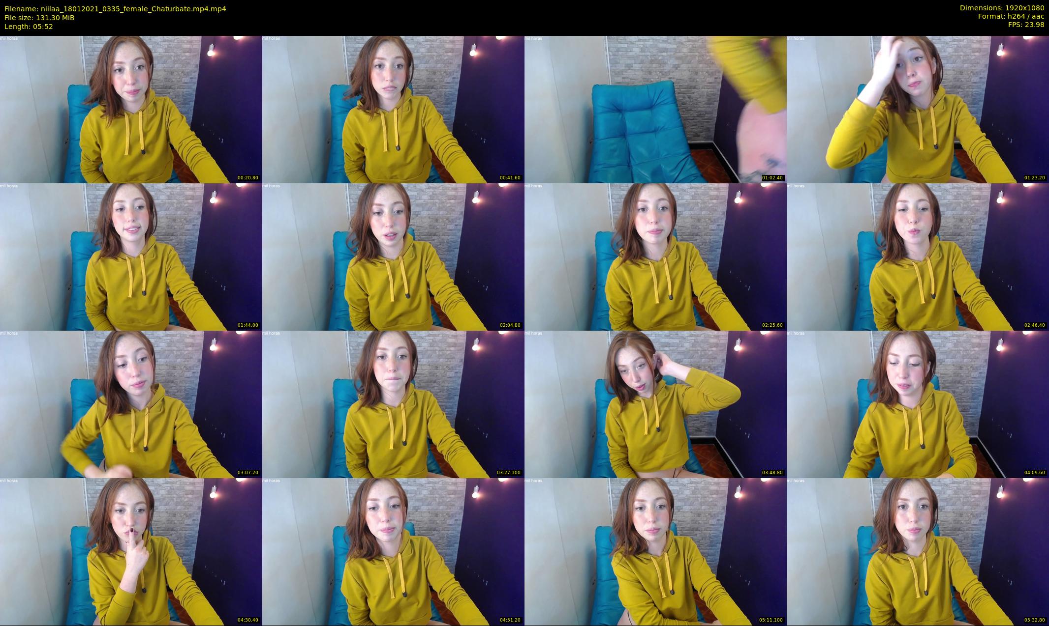 niilaa — 6 minute Chaturbate female cam show recording, 1080p, Jan 18, 2021