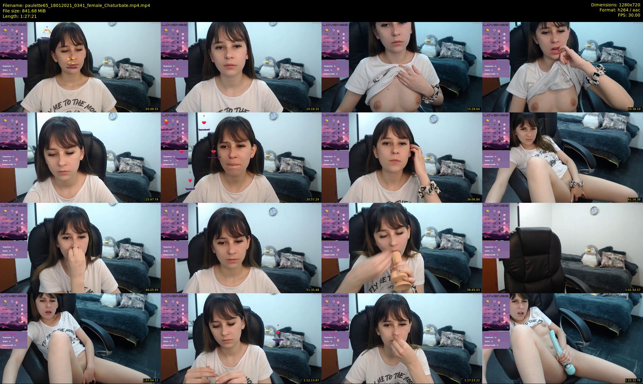 paulette65 — 88 minute Chaturbate female cam show recording, 720p, Jan 18, 2021