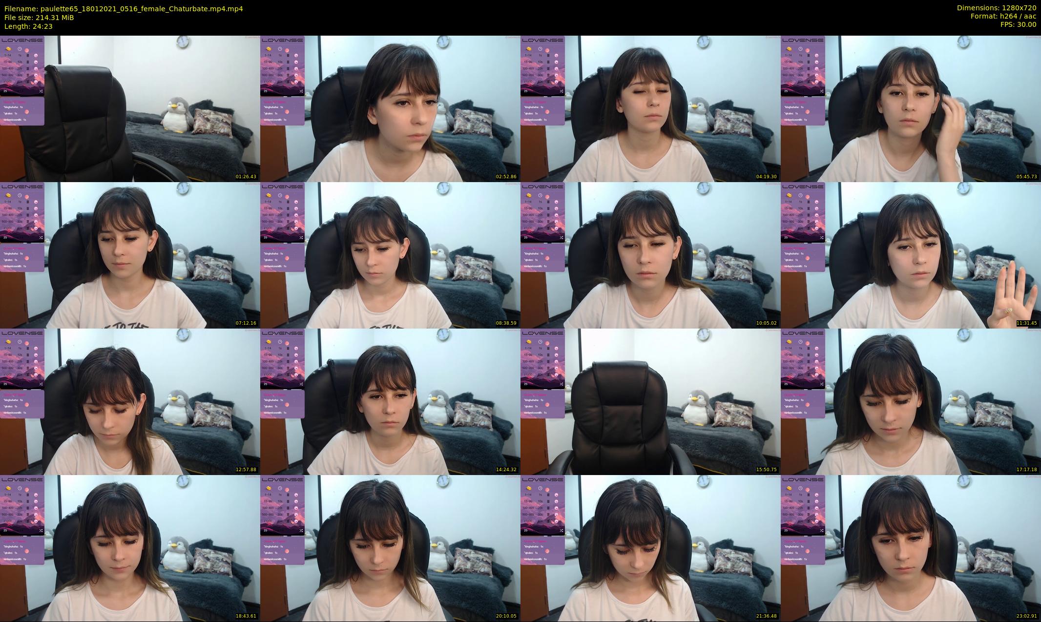 paulette65 — 25 minute Chaturbate female cam show recording, 720p, Jan 18, 2021