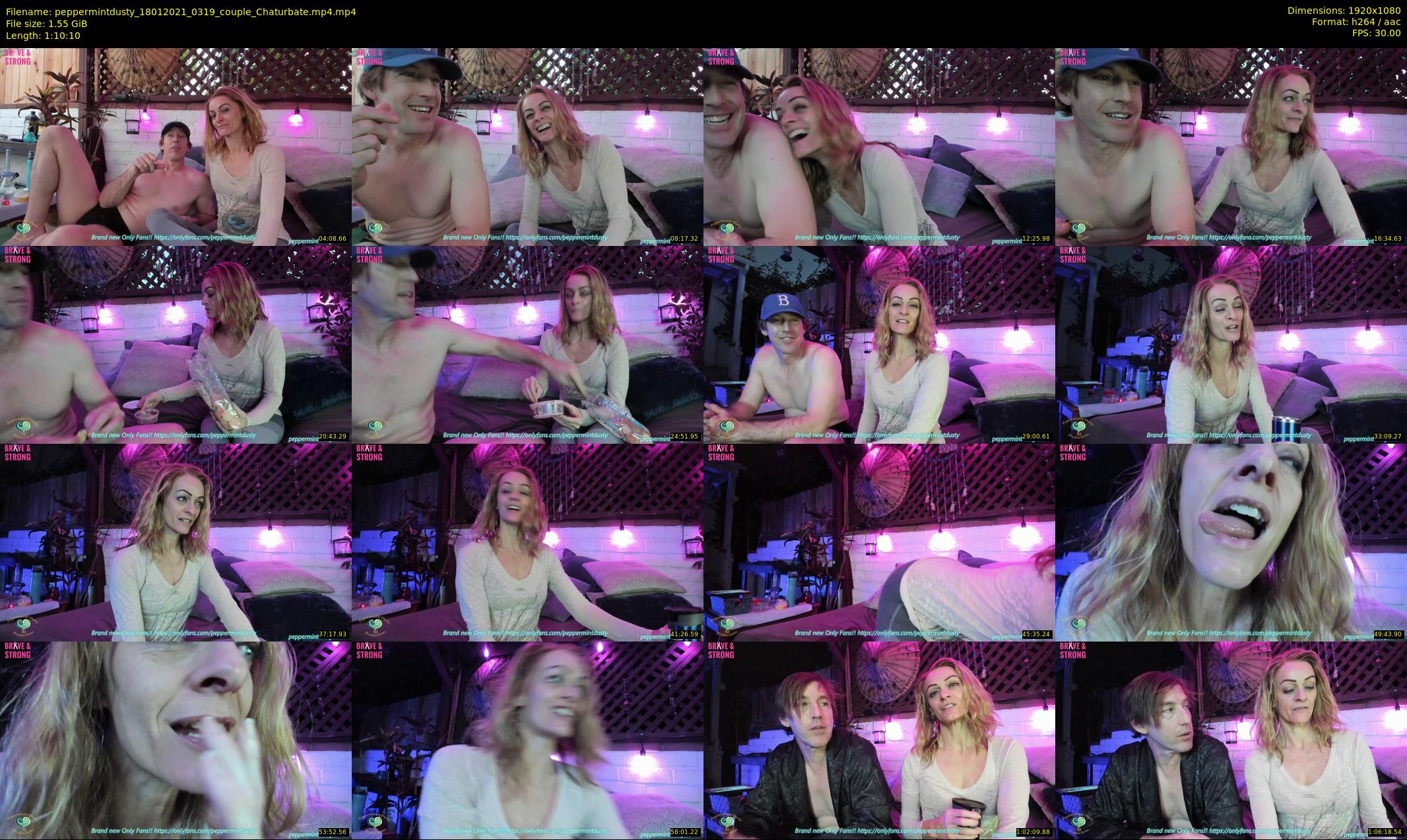 peppermintdusty — 71 minute Chaturbate couple cam show recording, 1080p, Jan 18, 2021
