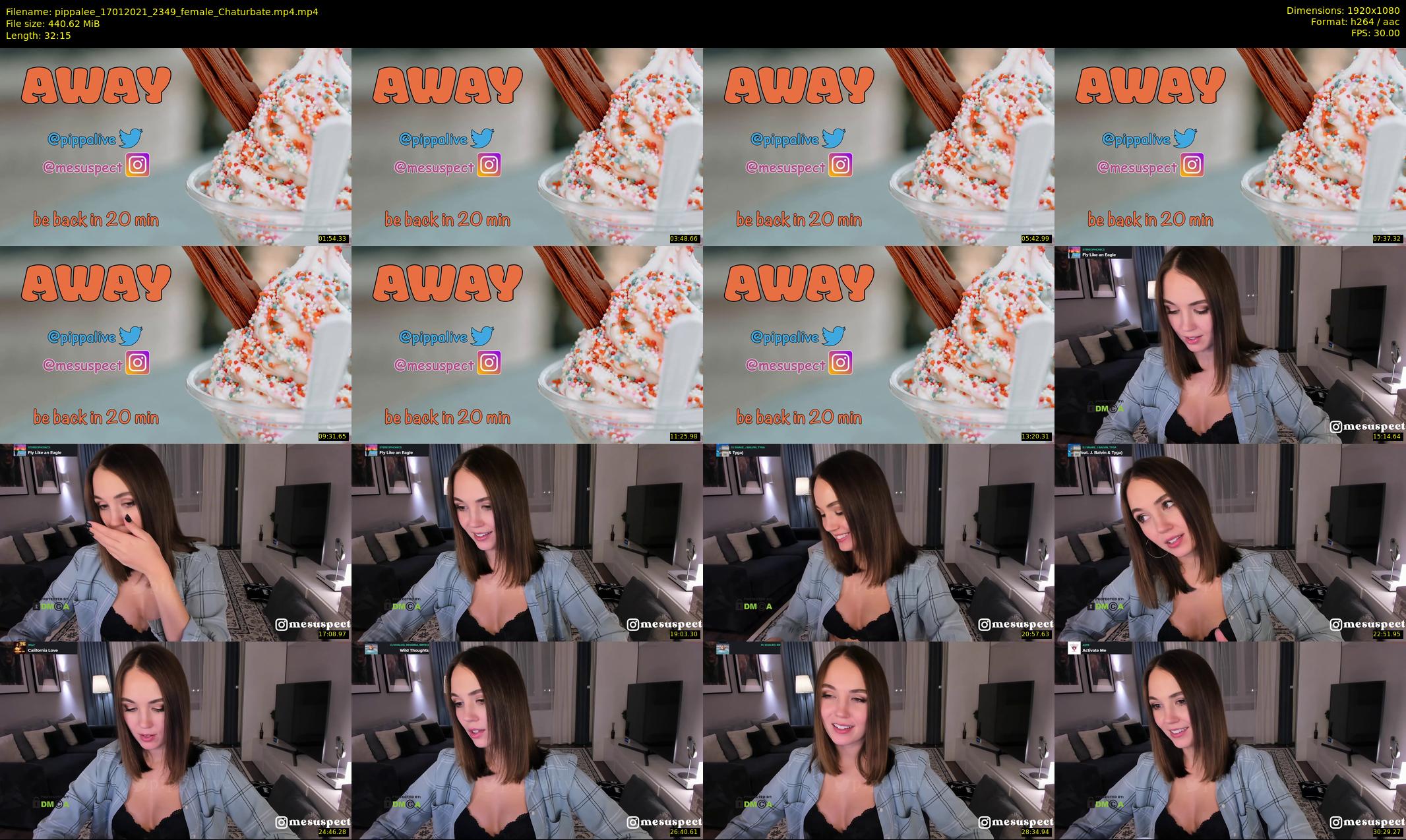 pippalee — 33 minute Chaturbate female cam show recording, 1080p, Jan 17, 2021
