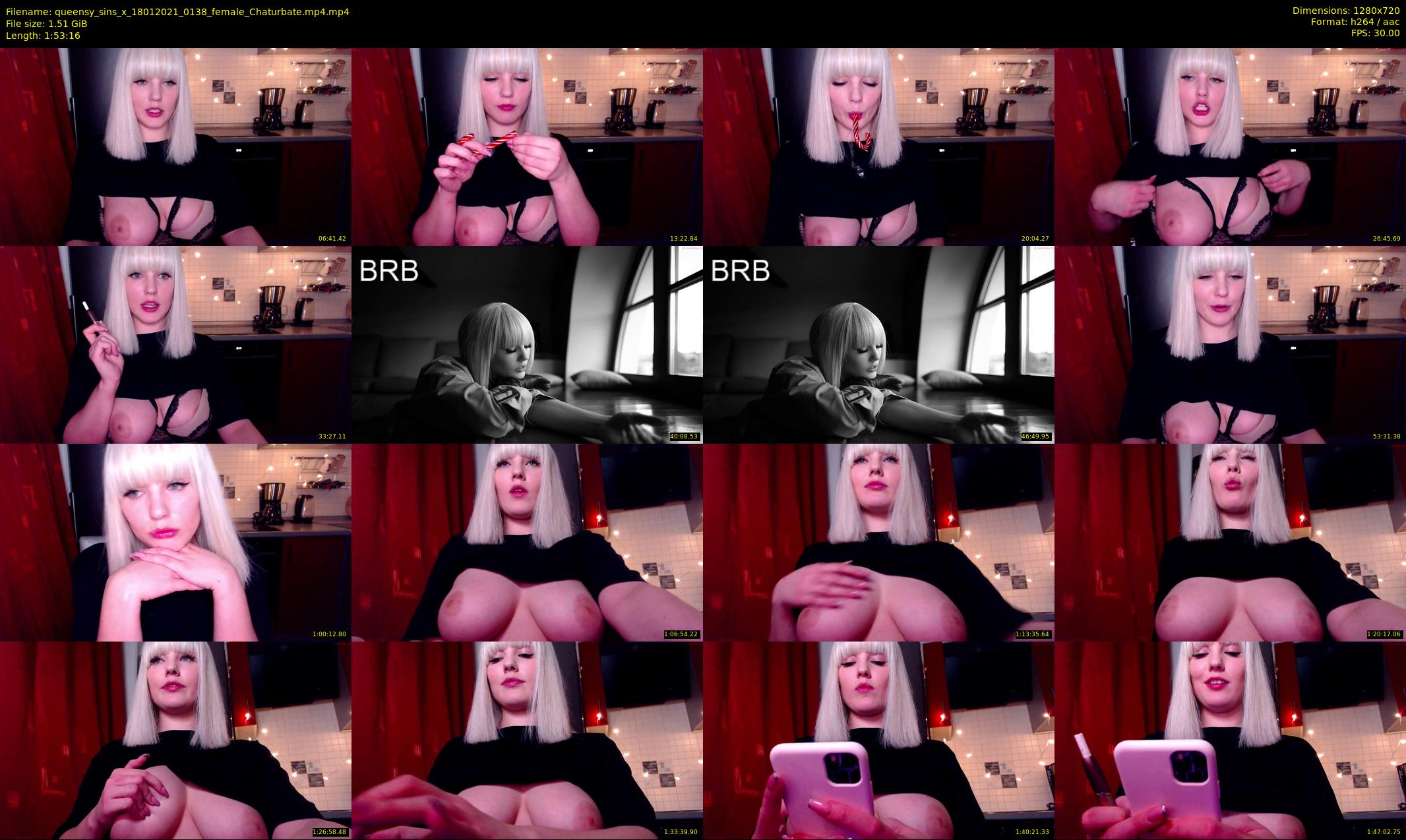 queensy_sins_x — 114 minute Chaturbate female cam show recording, 720p, Jan 18, 2021