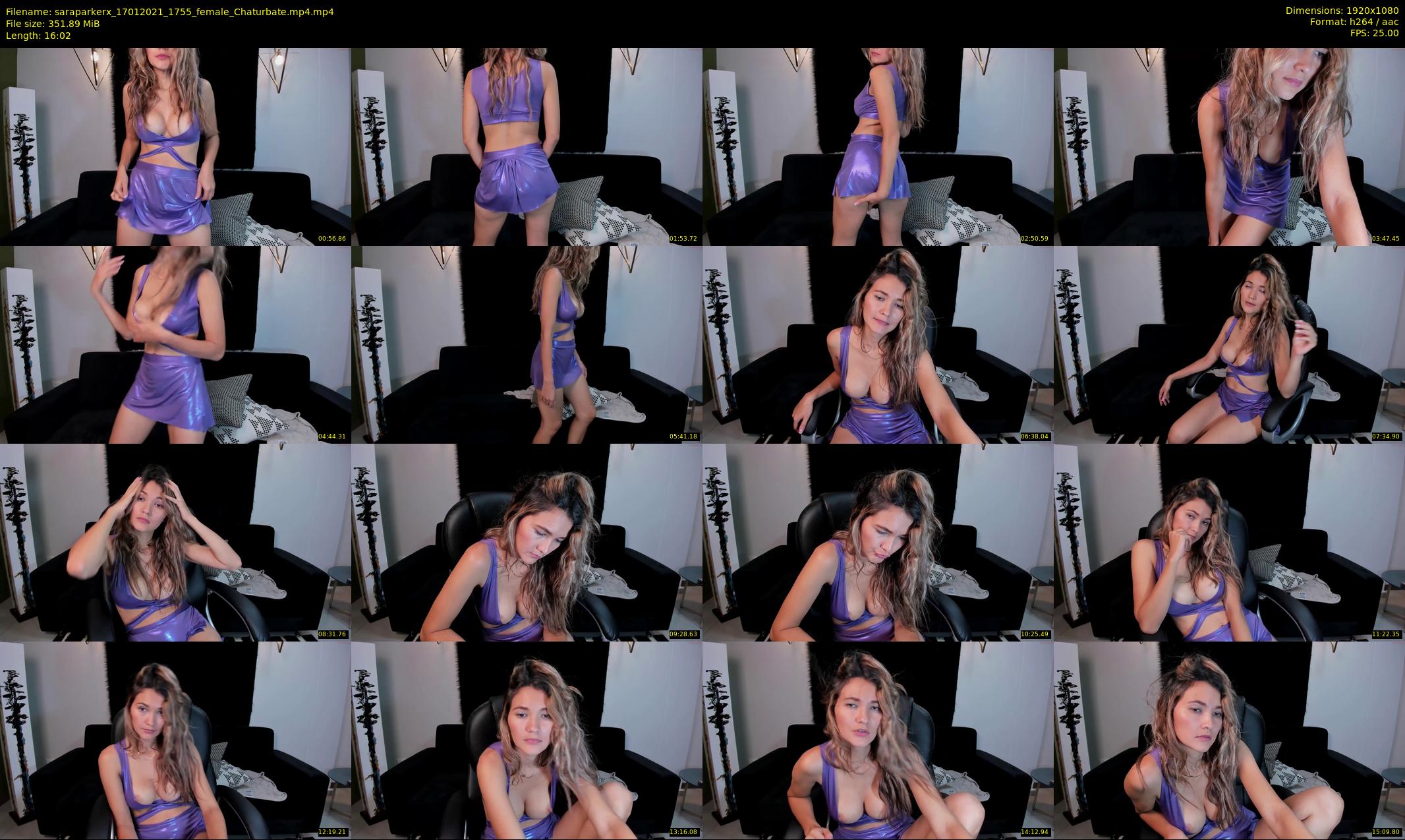 saraparkerx — 17 minute Chaturbate female cam show recording, 1080p, Jan 17, 2021