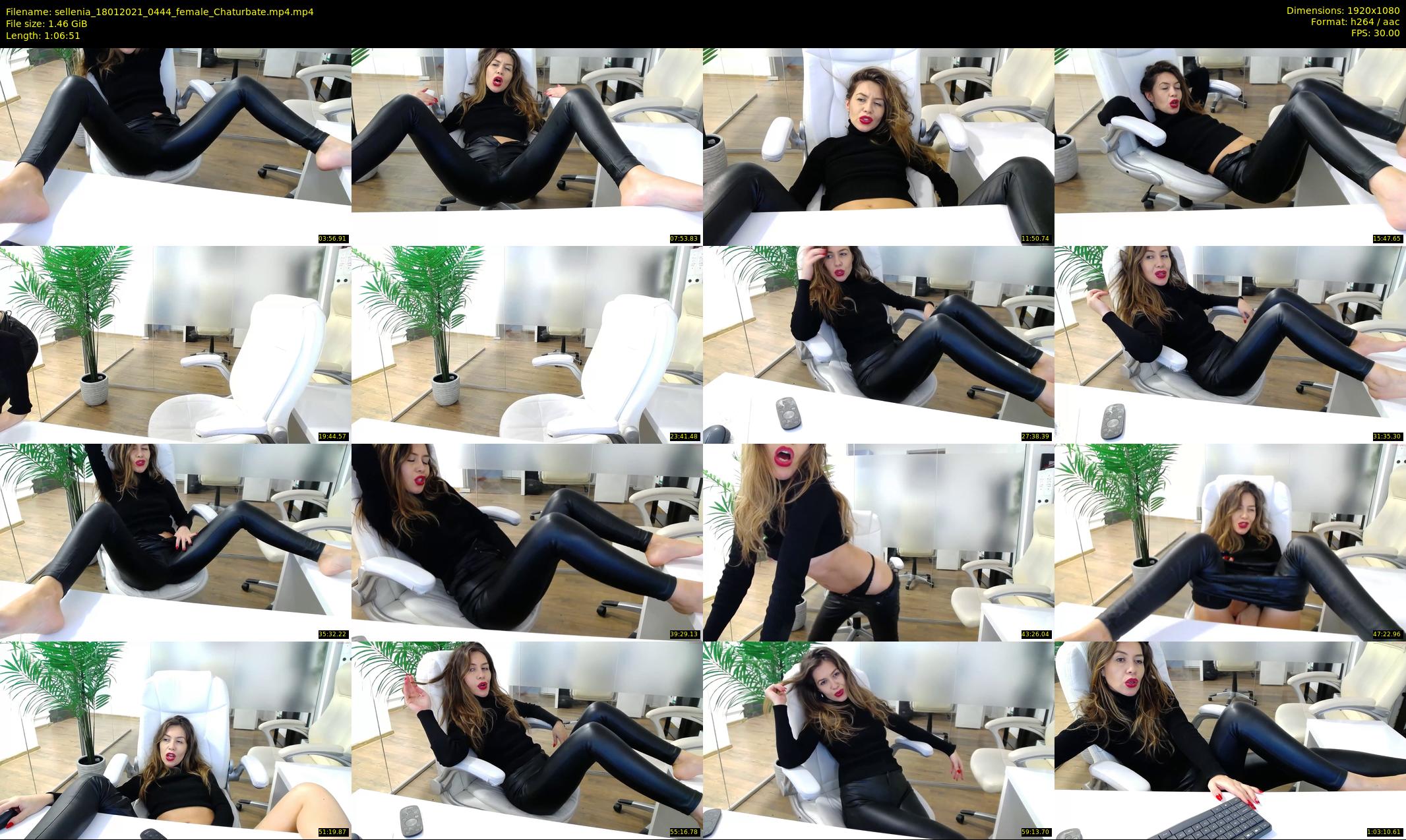 sellenia — 67 minute Chaturbate female cam show recording, 1080p, Jan 18, 2021