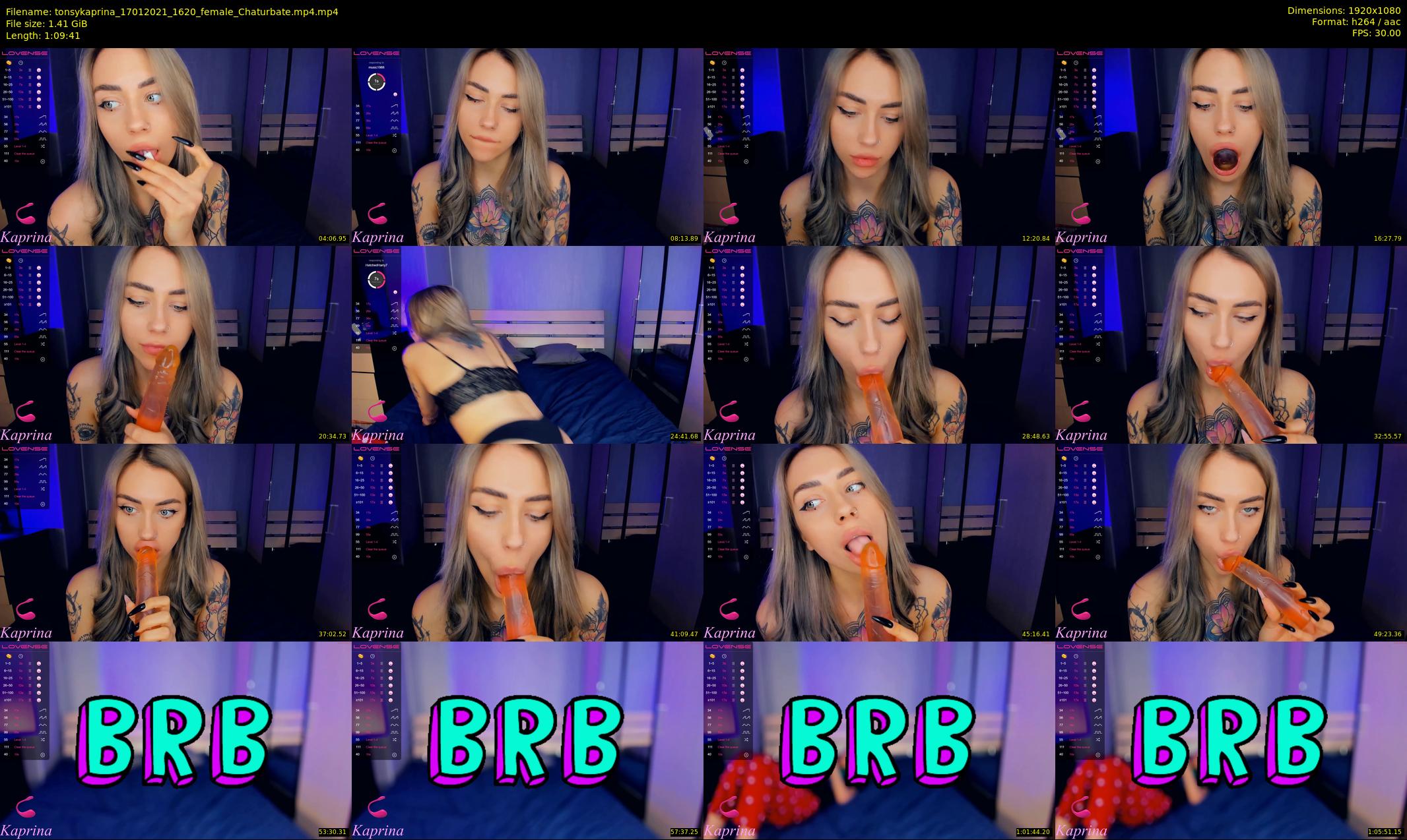 tonsykaprina — 70 minute Chaturbate couple cam show recording, 1080p, Jan 17, 2021