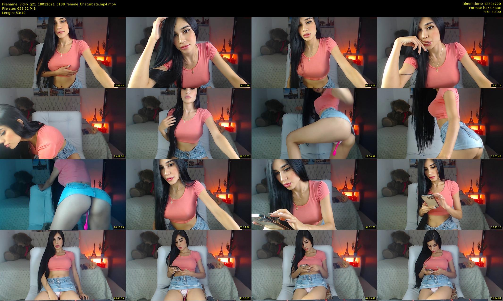 vicky_g21 — 54 minute Chaturbate female cam show recording, 720p, Jan 18, 2021