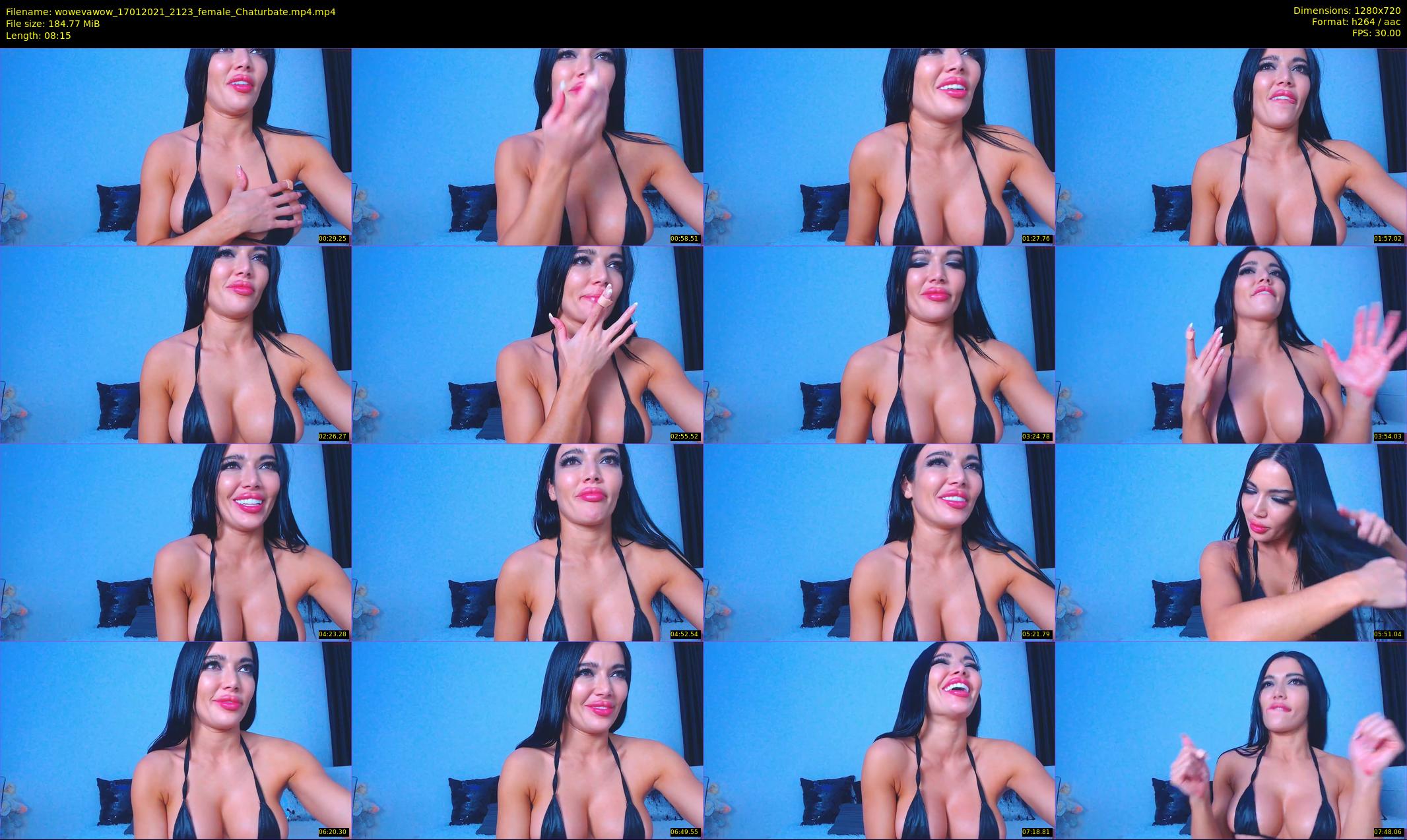 wowevawow — 9 minute Chaturbate female cam show recording, 720p, Jan 17, 2021