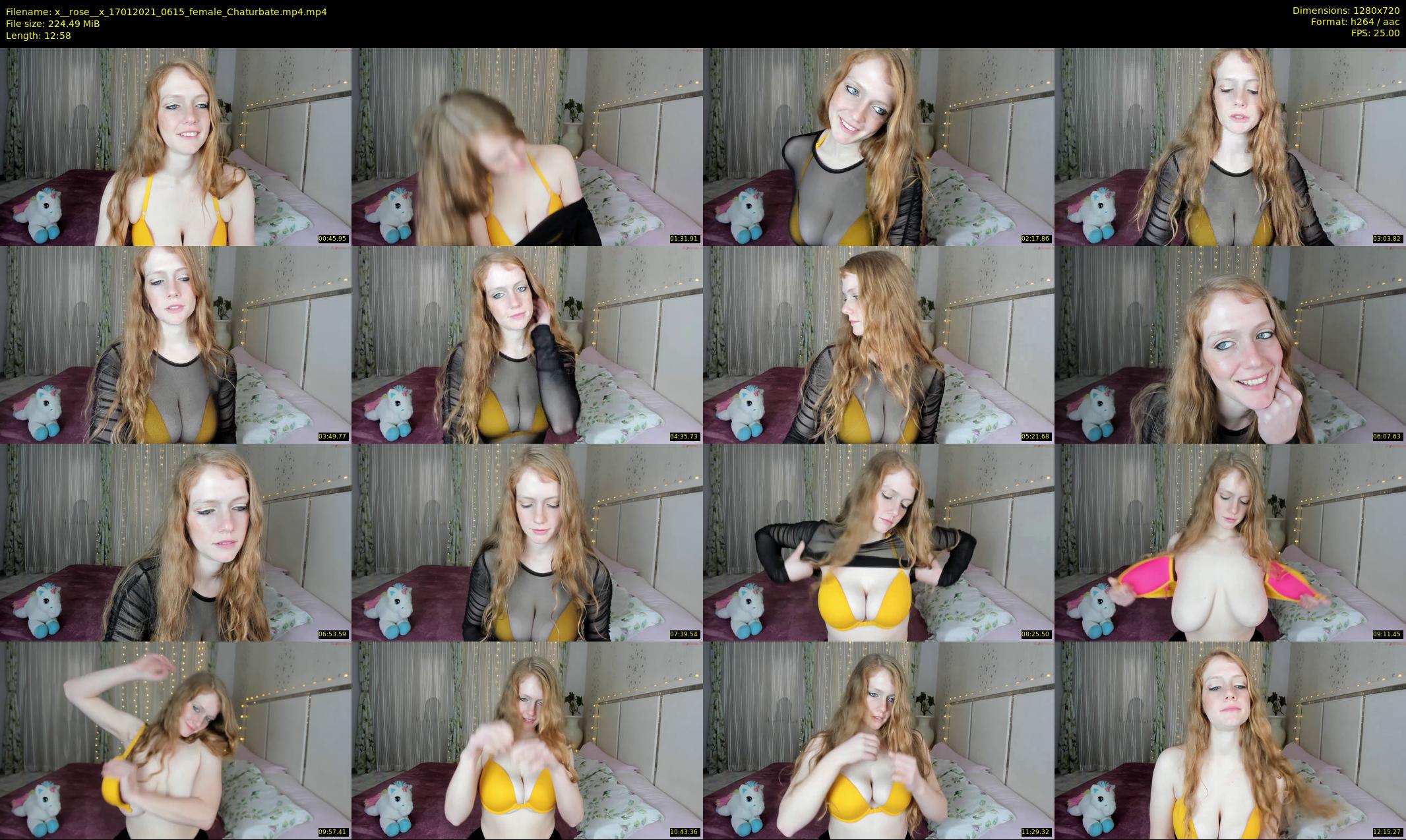 x__rose__x — 13 minute Chaturbate female cam show recording, 720p, Jan 17, 2021
