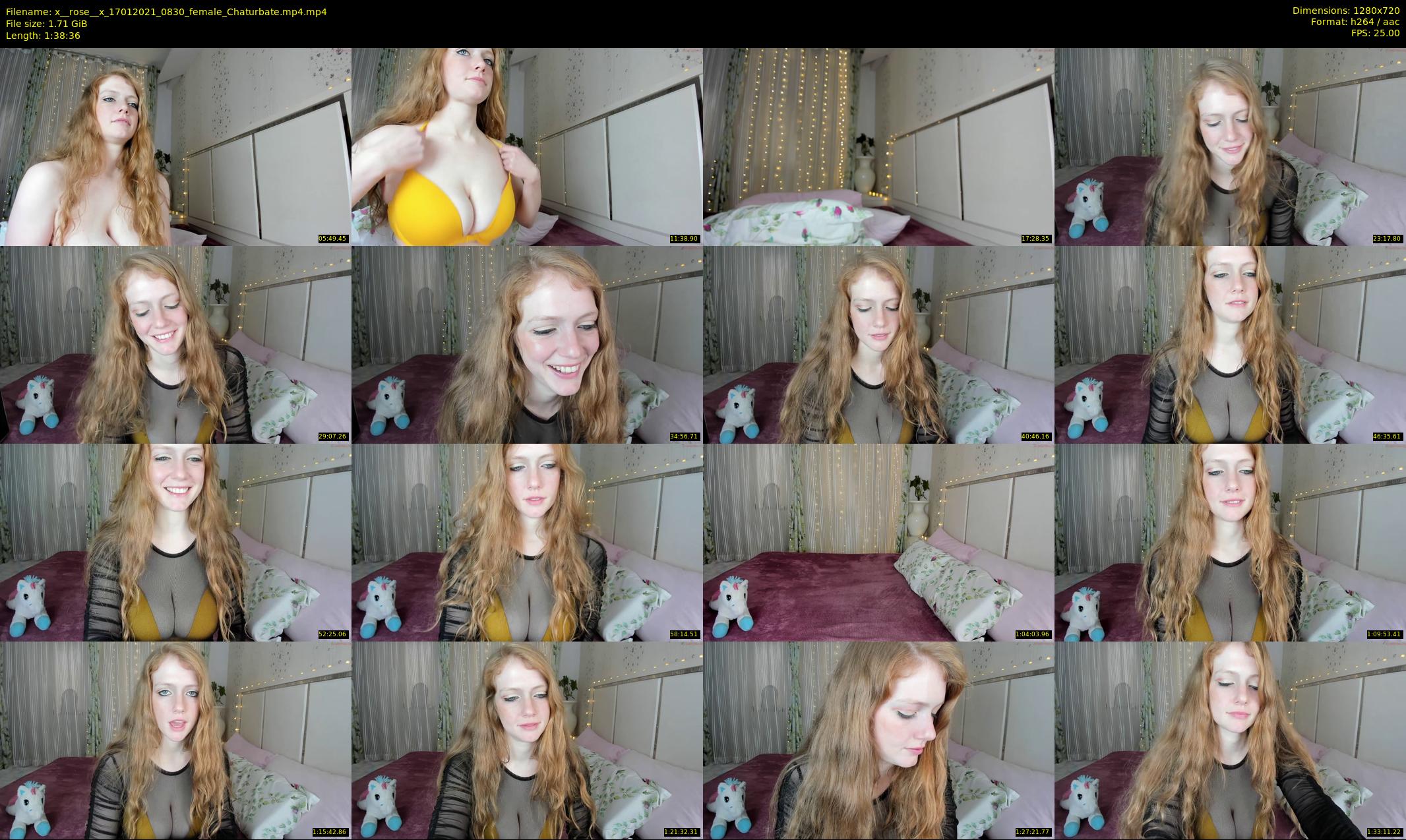 x__rose__x — 99 minute Chaturbate female cam show recording, 720p, Jan 17, 2021