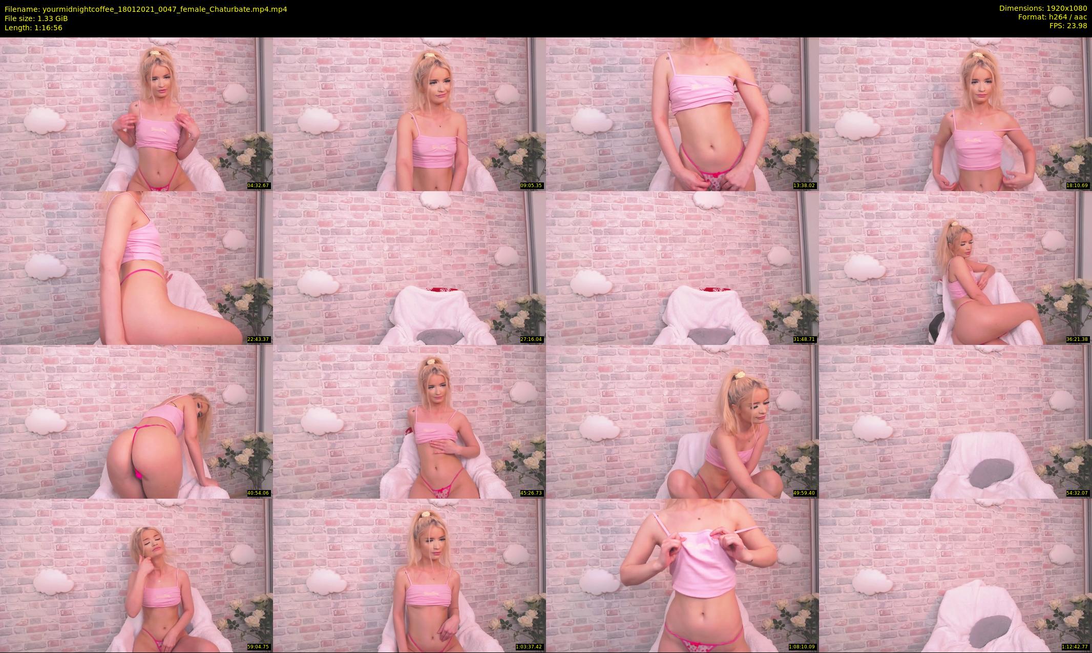 yourmidnightcoffee — 77 minute Chaturbate female cam show recording, 1080p, Jan 18, 2021